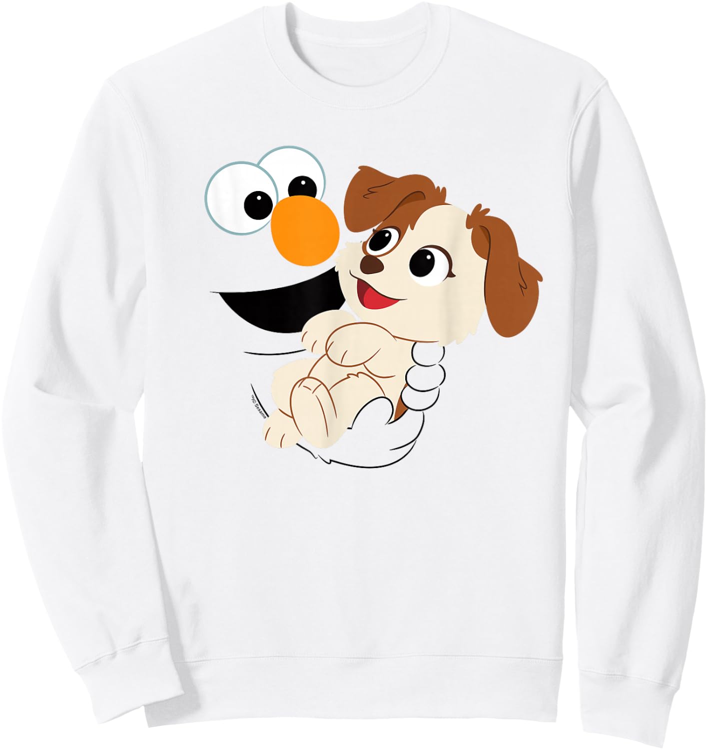 Sesame Street Elmo Tango Face Halloween Costume Sweatshirt - Sweatshirt | White