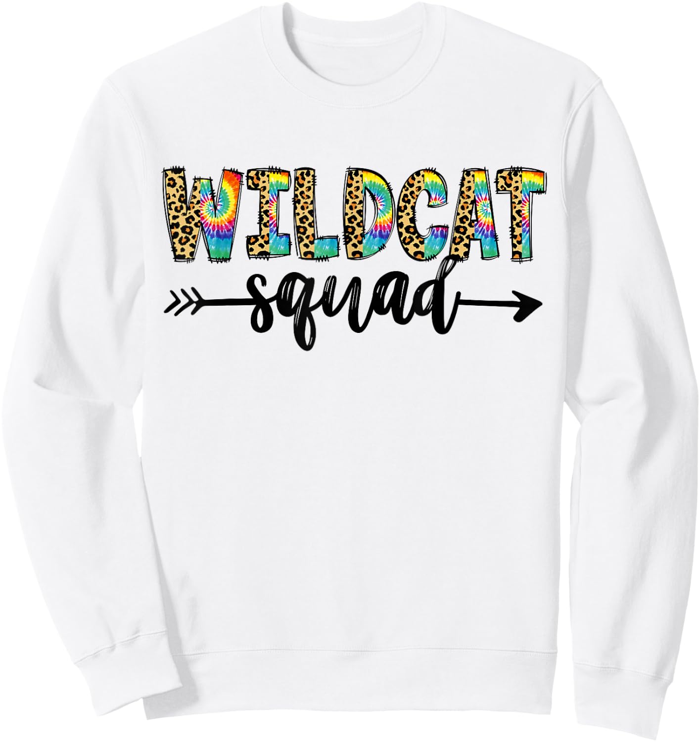 Wildcat Squad Back To School Matching Teacher Student Staff Sweatshirt - Sweatshirt | White