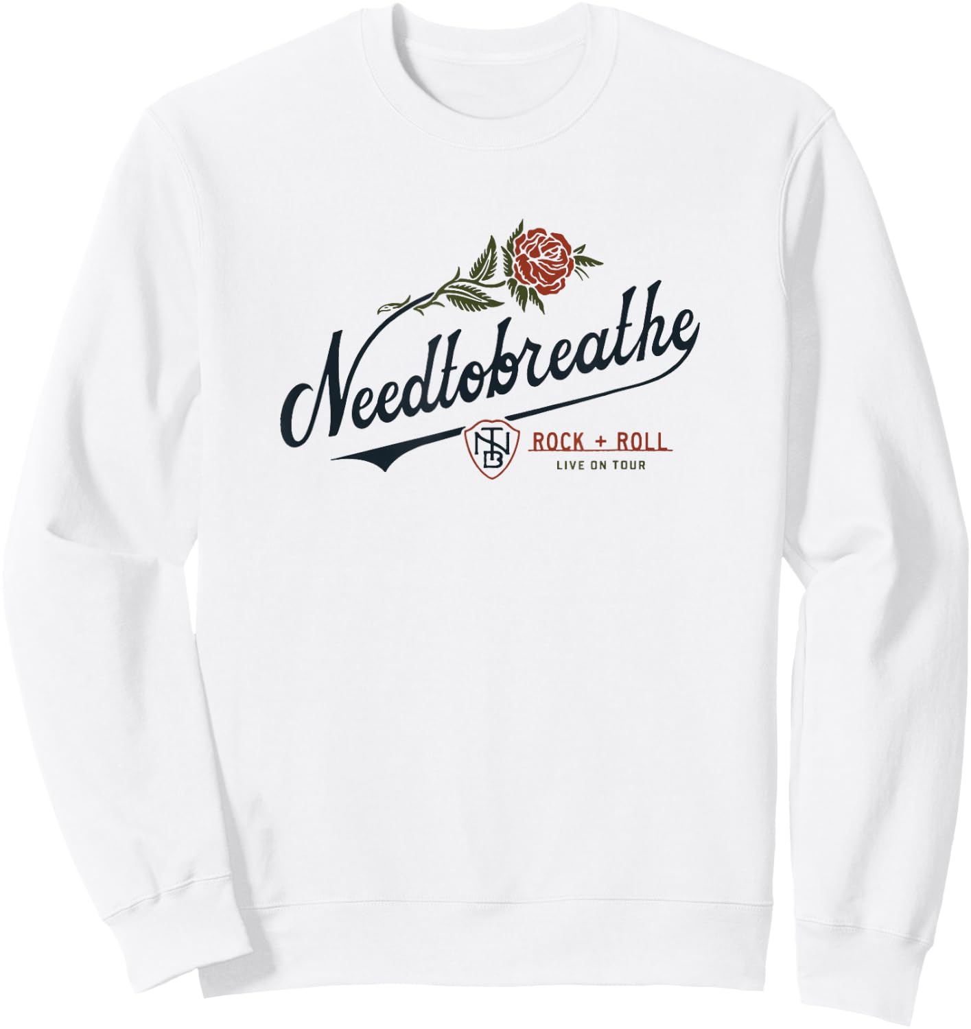 NEEDTOBREATHE Rose Sweatshirt - Sweatshirt | White