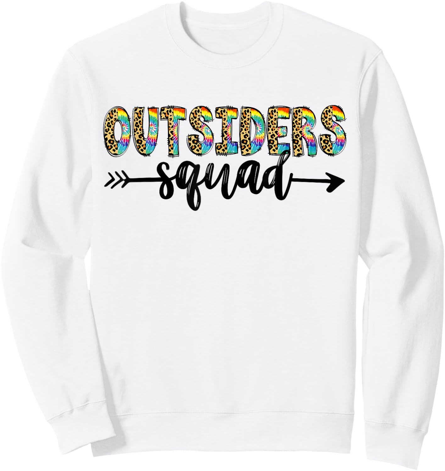 Outsiders Squad Back To School Matching Teacher Student Sweatshirt - Sweatshirt | White