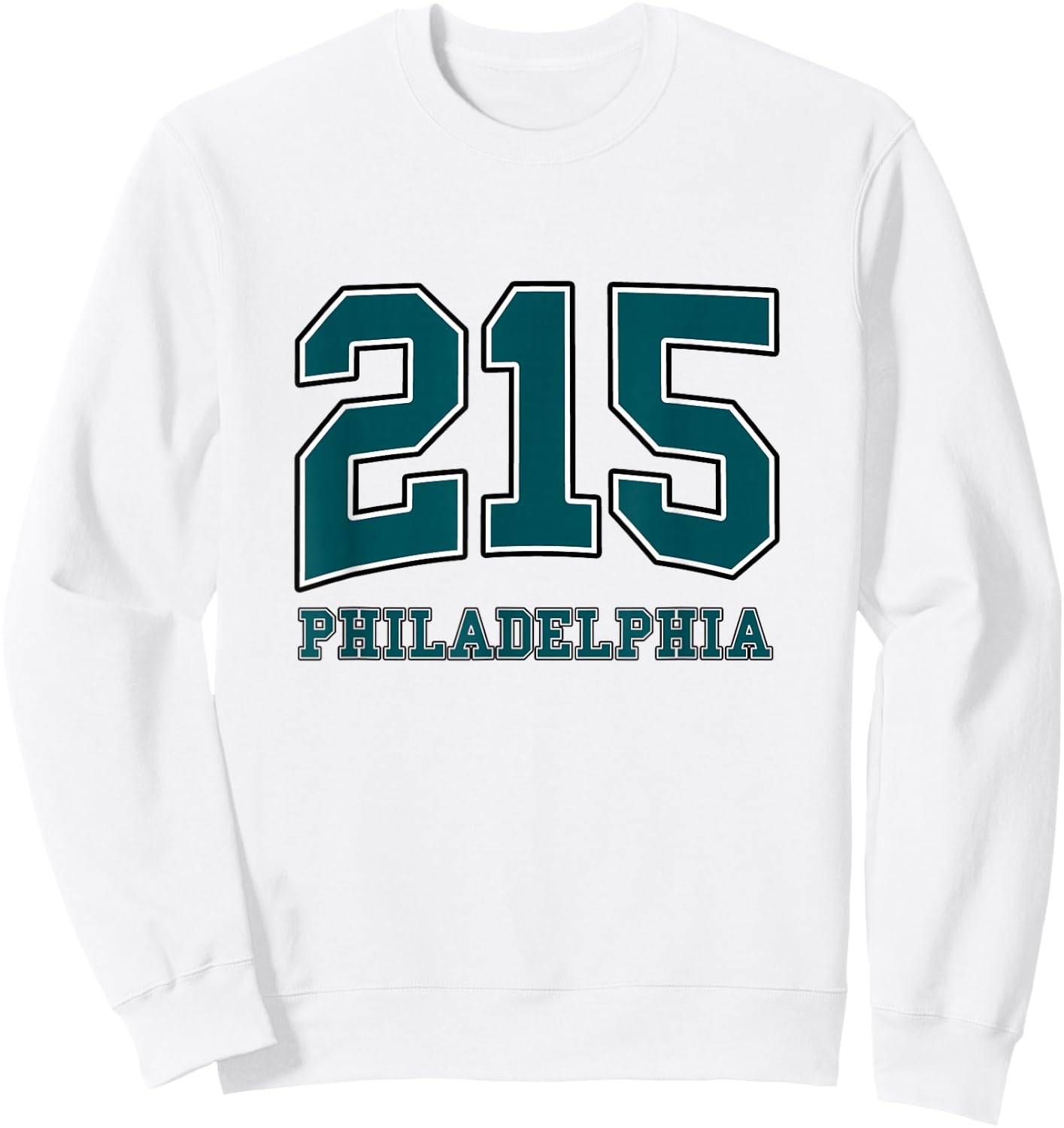 Philadelphia Area Code 215 - Hometown Pride - Classic Sweatshirt - Sweatshirt | White