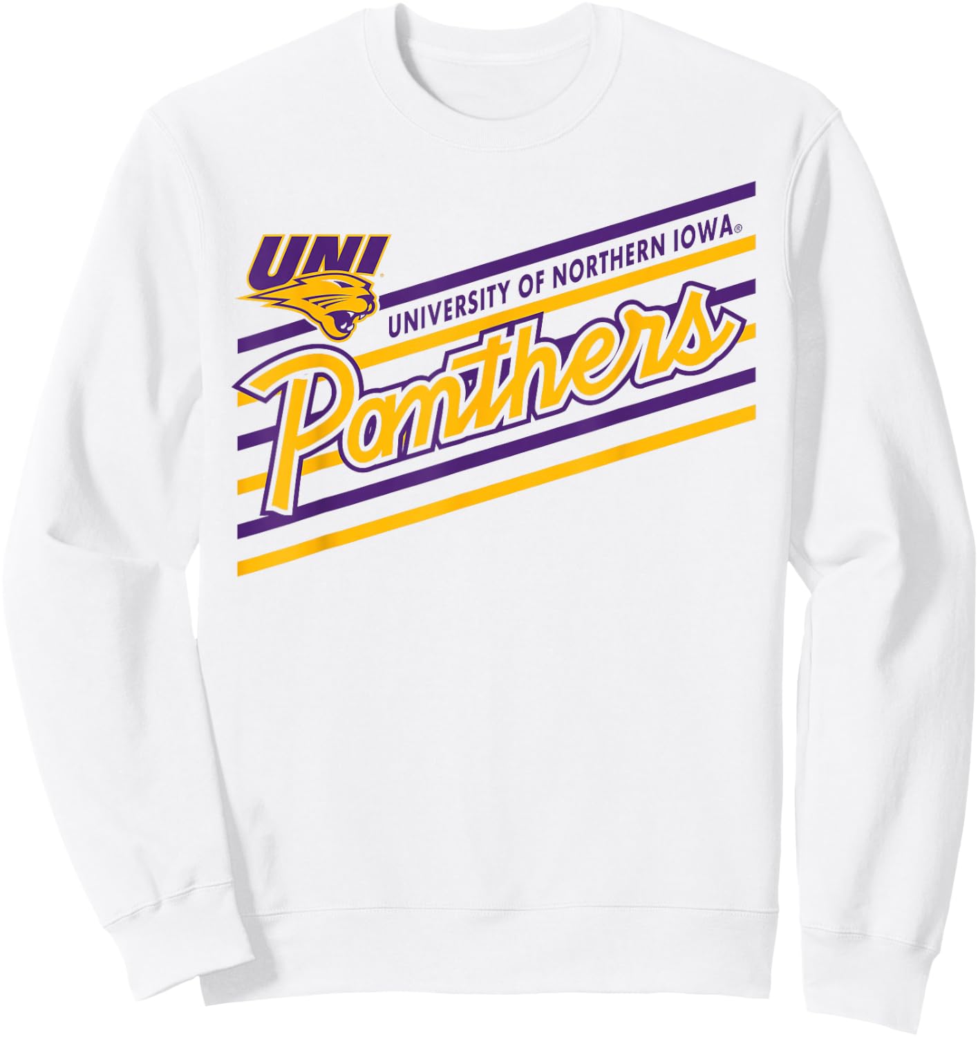 Northern Iowa Panthers Retro Performer White Sweatshirt - Sweatshirt | White