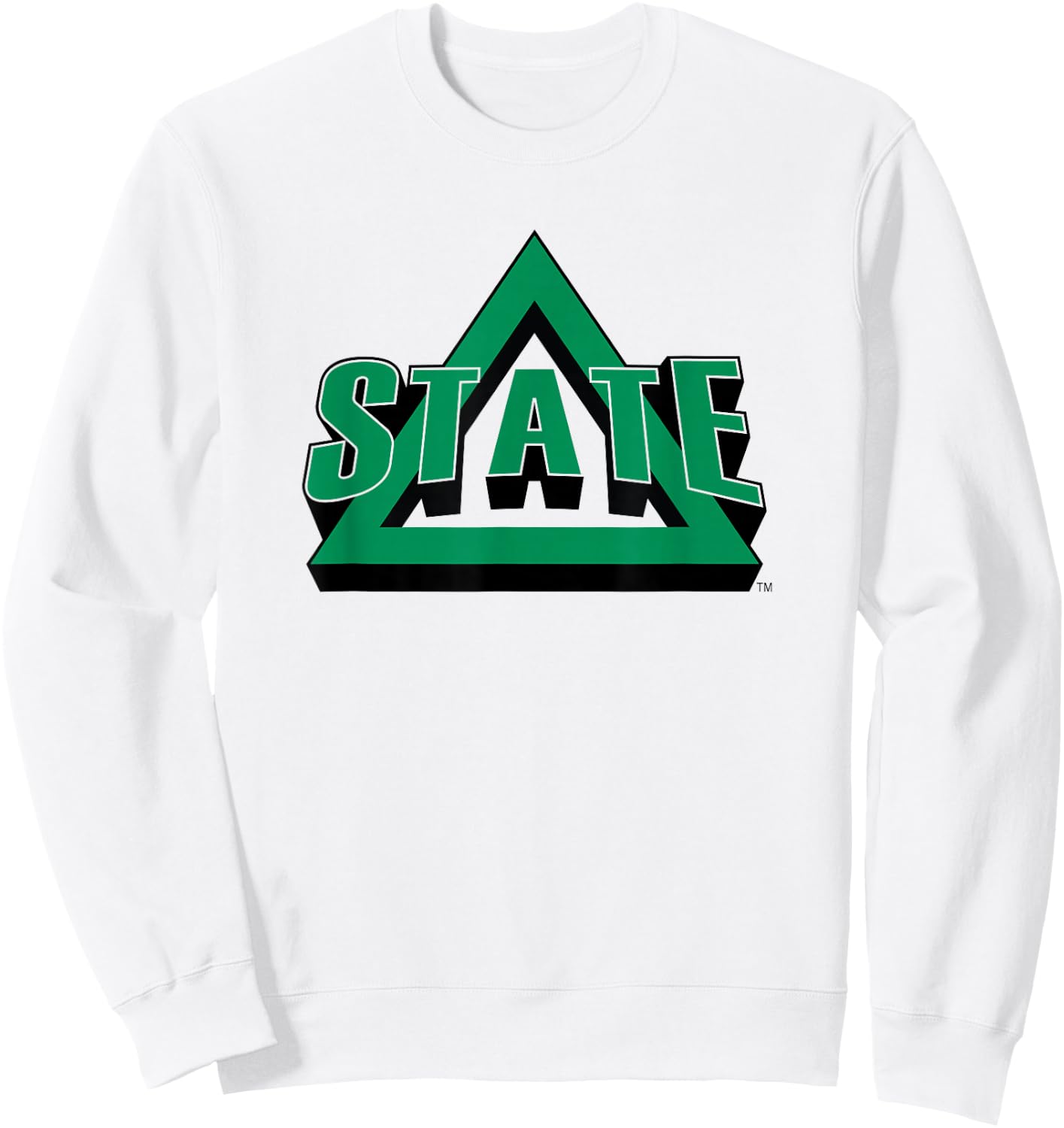 Delta State Statesmen Icon White Officially Licensed Sweatshirt - Sweatshirt | White