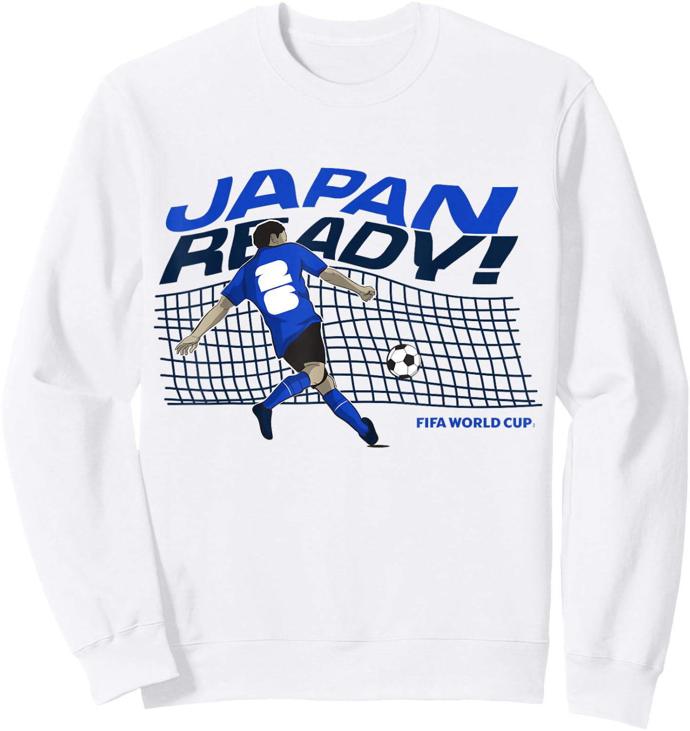 FIFA WORLD CUP26 Qualifier Japan Ready Sweatshirt - Sweatshirt | White