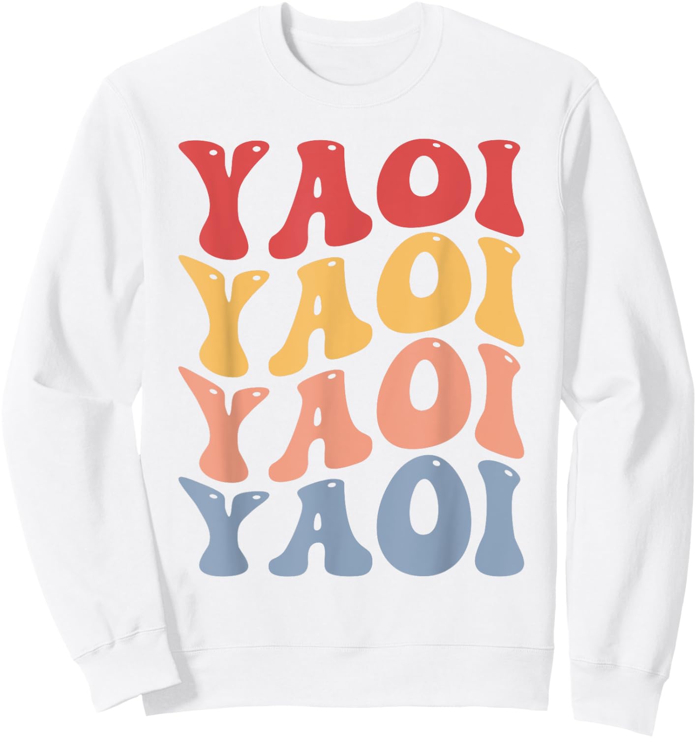 Yaoi Manga BL Groovy Sweatshirt - Sweatshirt | White