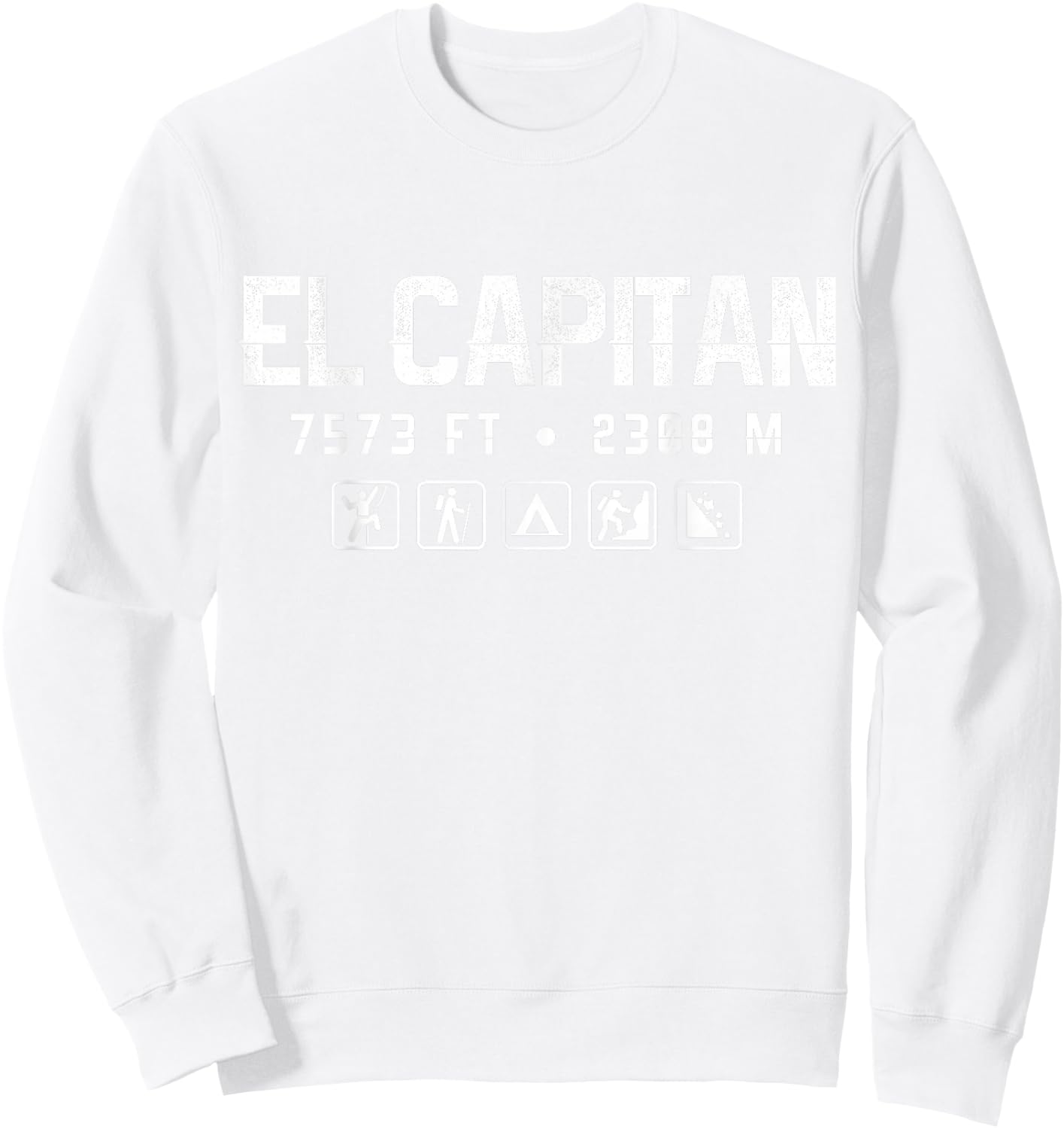 El Capitan, California (Yosemite National Park) Shirt Sweatshirt - Sweatshirt | White