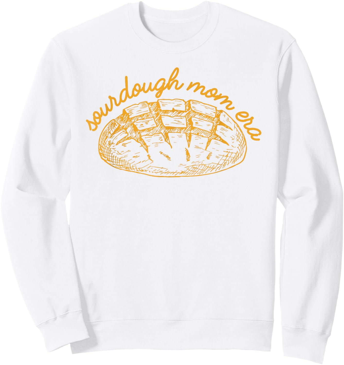 In My Sourdough Mom Era Baking Bread Lover Baker Women Sweatshirt - Sweatshirt | White