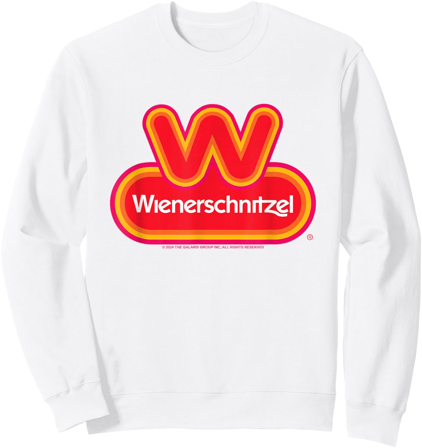 Wienerschnitzel Classic Logo Chest Emblem Sweatshirt - Sweatshirt | White