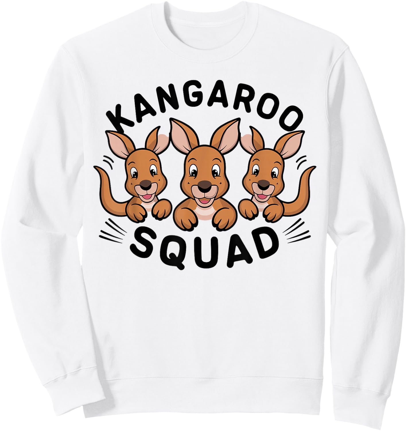 Australian Kangaroo Squad for Aussie | Kids Kangaroo Sweatshirt - Sweatshirt | White