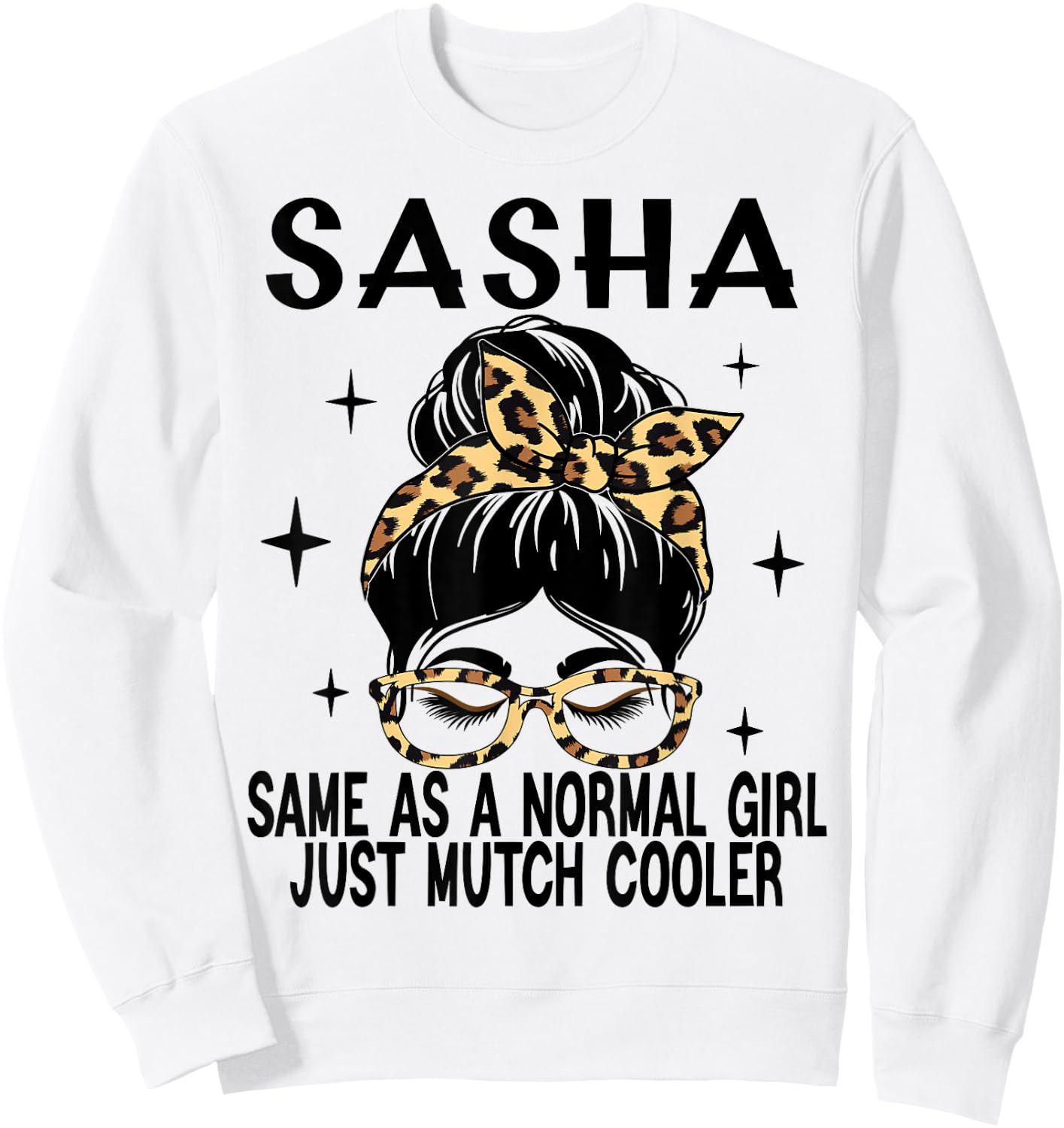 SASHA Costume Cute Definition Personalized Name SASHA Sweatshirt - Sweatshirt | White