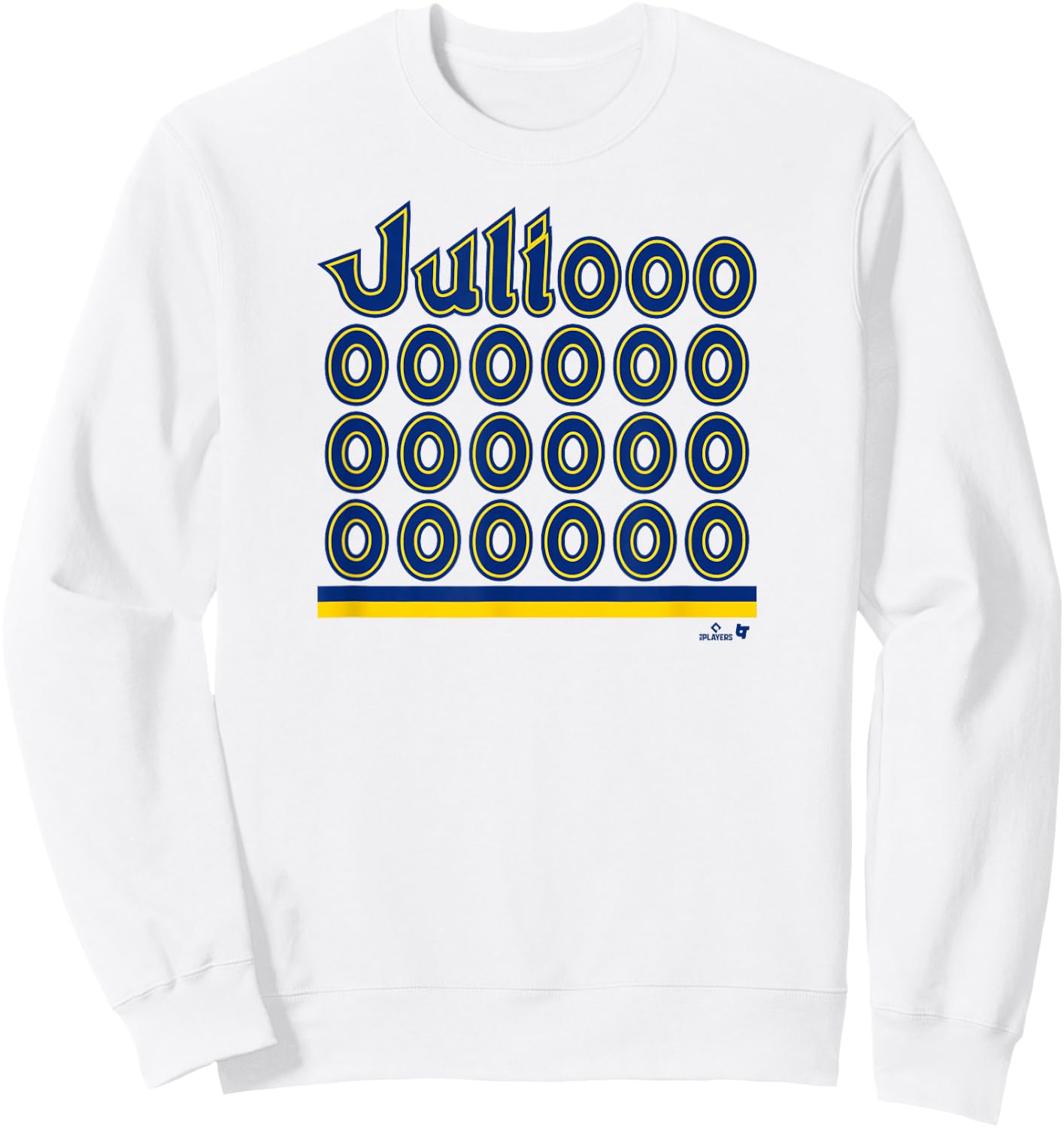 Julio Rodriguez - All the O's - Seattle Baseball Sweatshirt - Sweatshirt | White