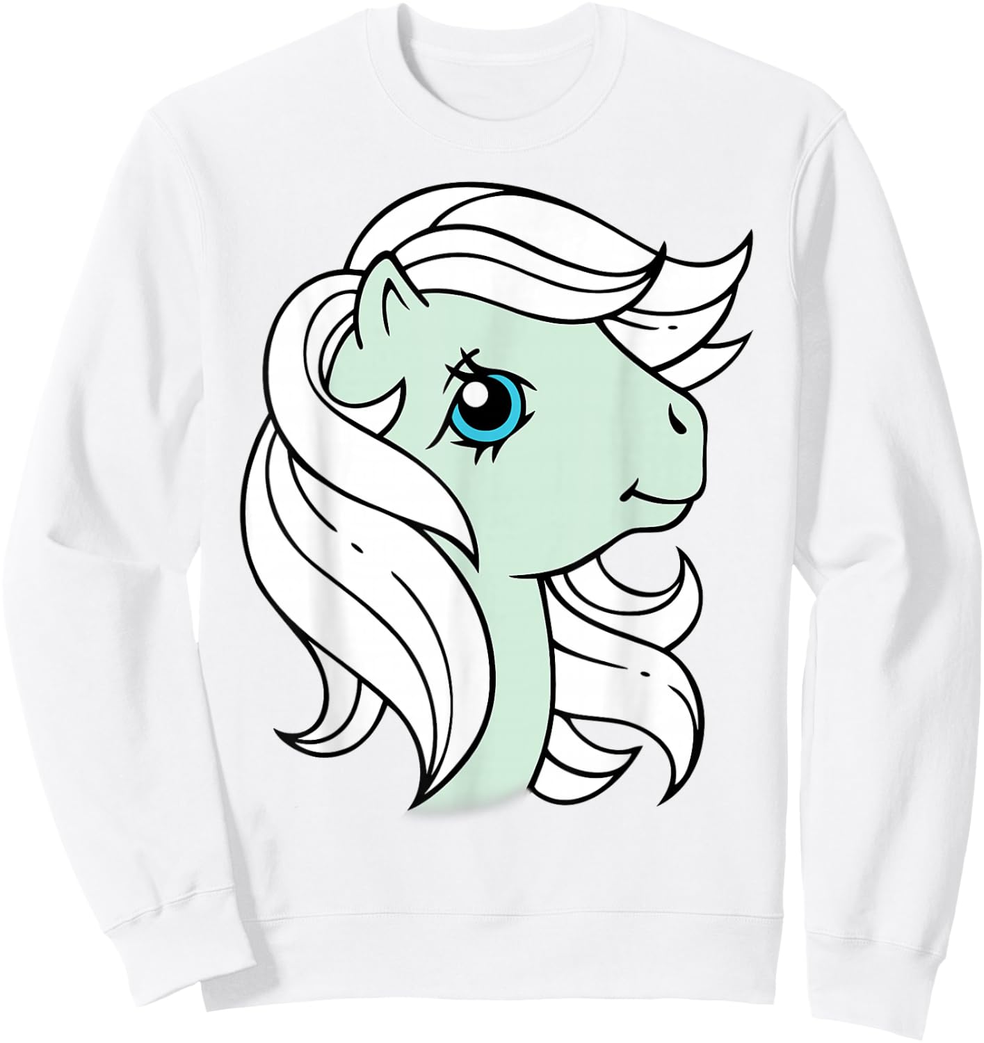 My Little Pony Minty Big Face Sweatshirt - Sweatshirt | White