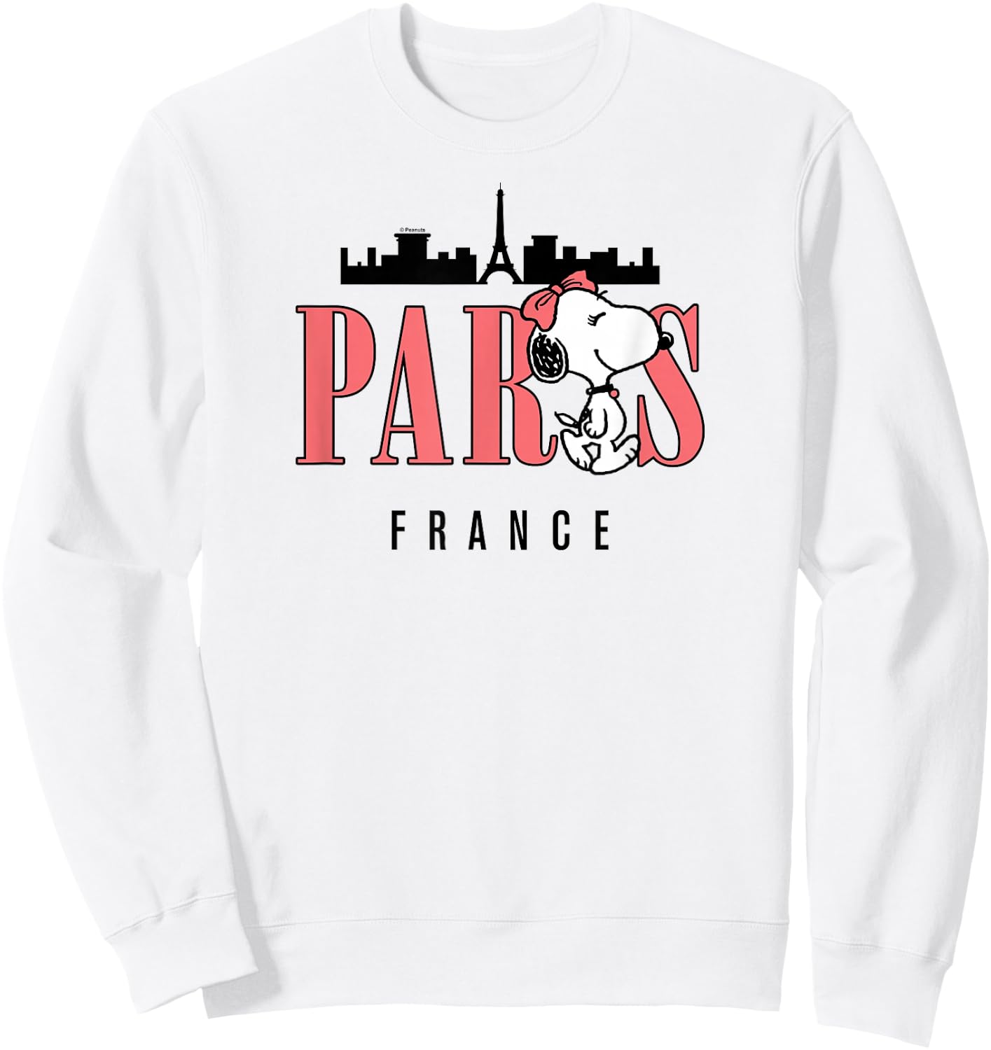 Peanuts - Belle Paris France Sweatshirt - Sweatshirt | White