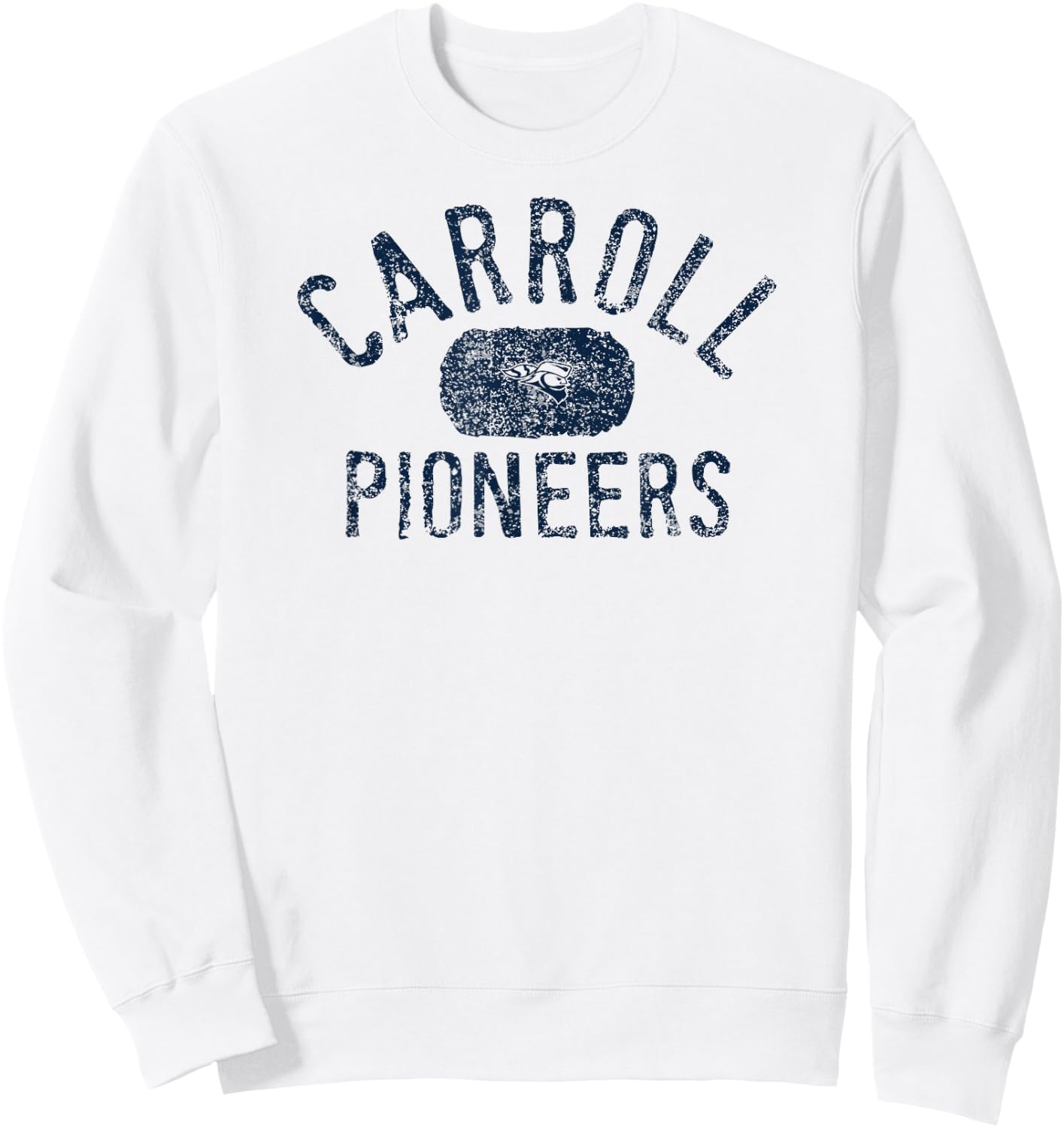 Carroll Pioneers Vintage Officially Licensed Sweatshirt - Sweatshirt | White