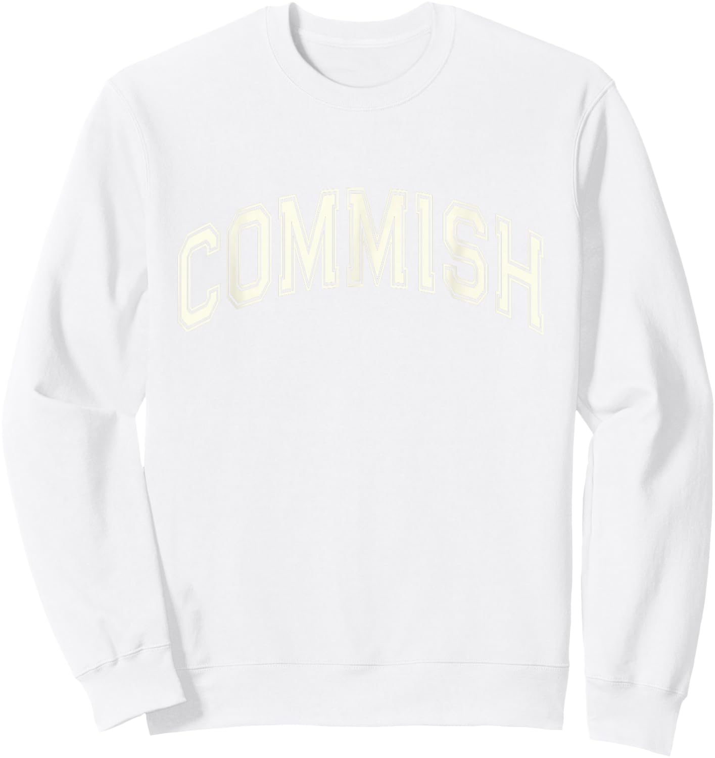 Funny Fantasy Football COMMISH Drafting Champ Commissioner Sweatshirt - Sweatshirt | White