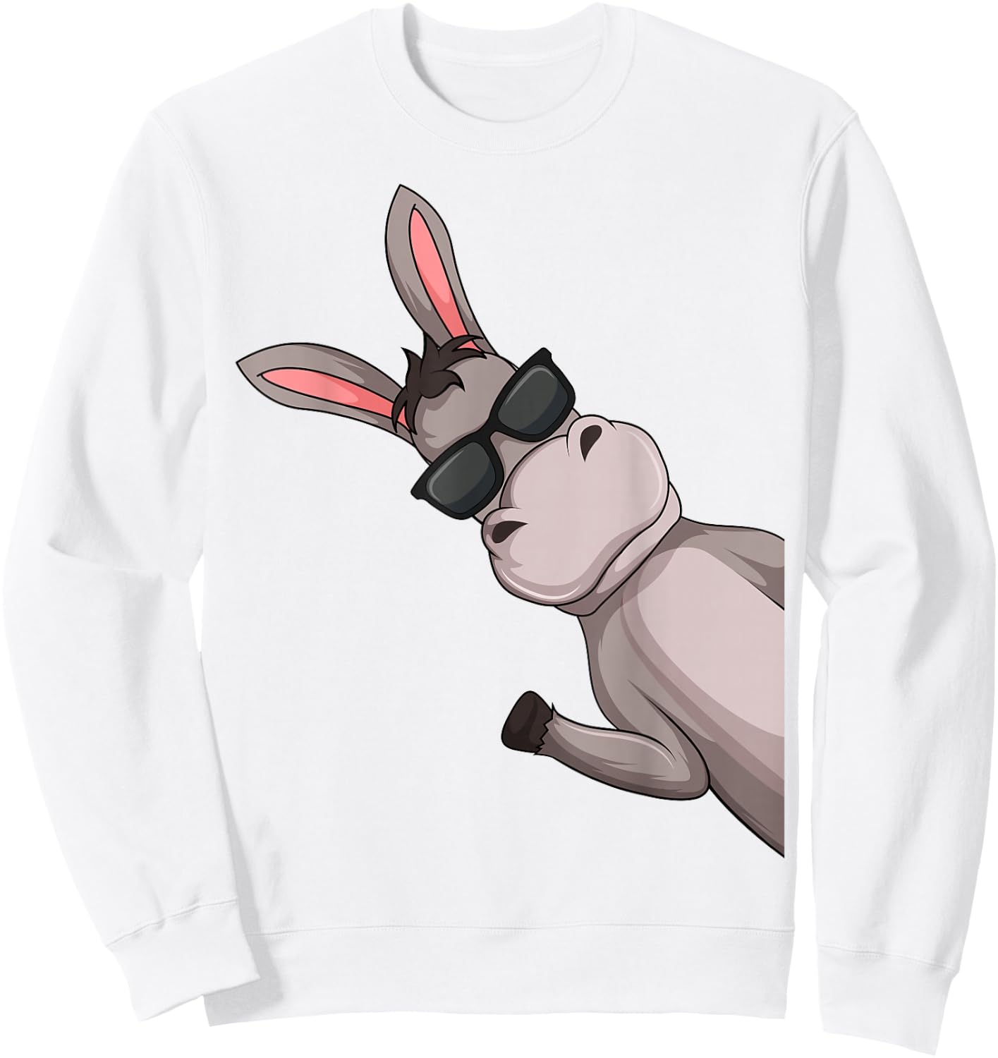 Donkey Farmer Children Boys Girls Sweatshirt - Sweatshirt | White