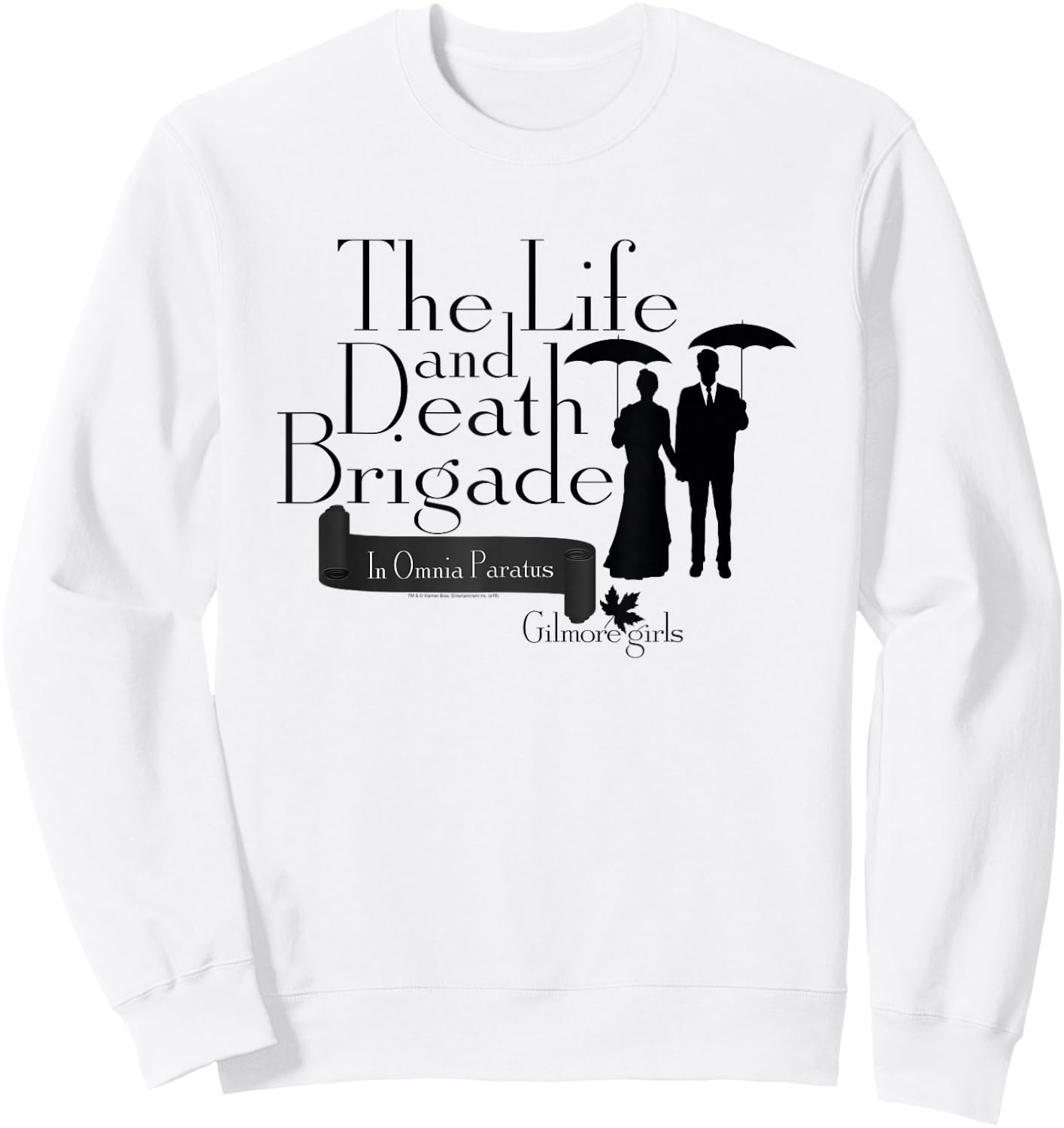 Gilmore Girls The Life and Death Brigade Sweatshirt - Sweatshirt | White