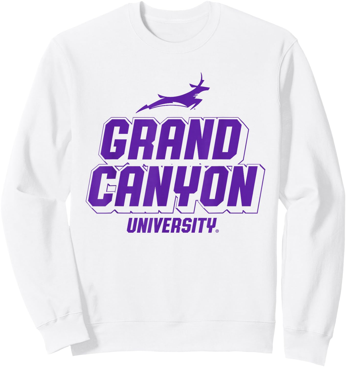 Grand Canyon Lopes | Official NCAA Merch | NCAFGCU005_A Sweatshirt - Sweatshirt | White