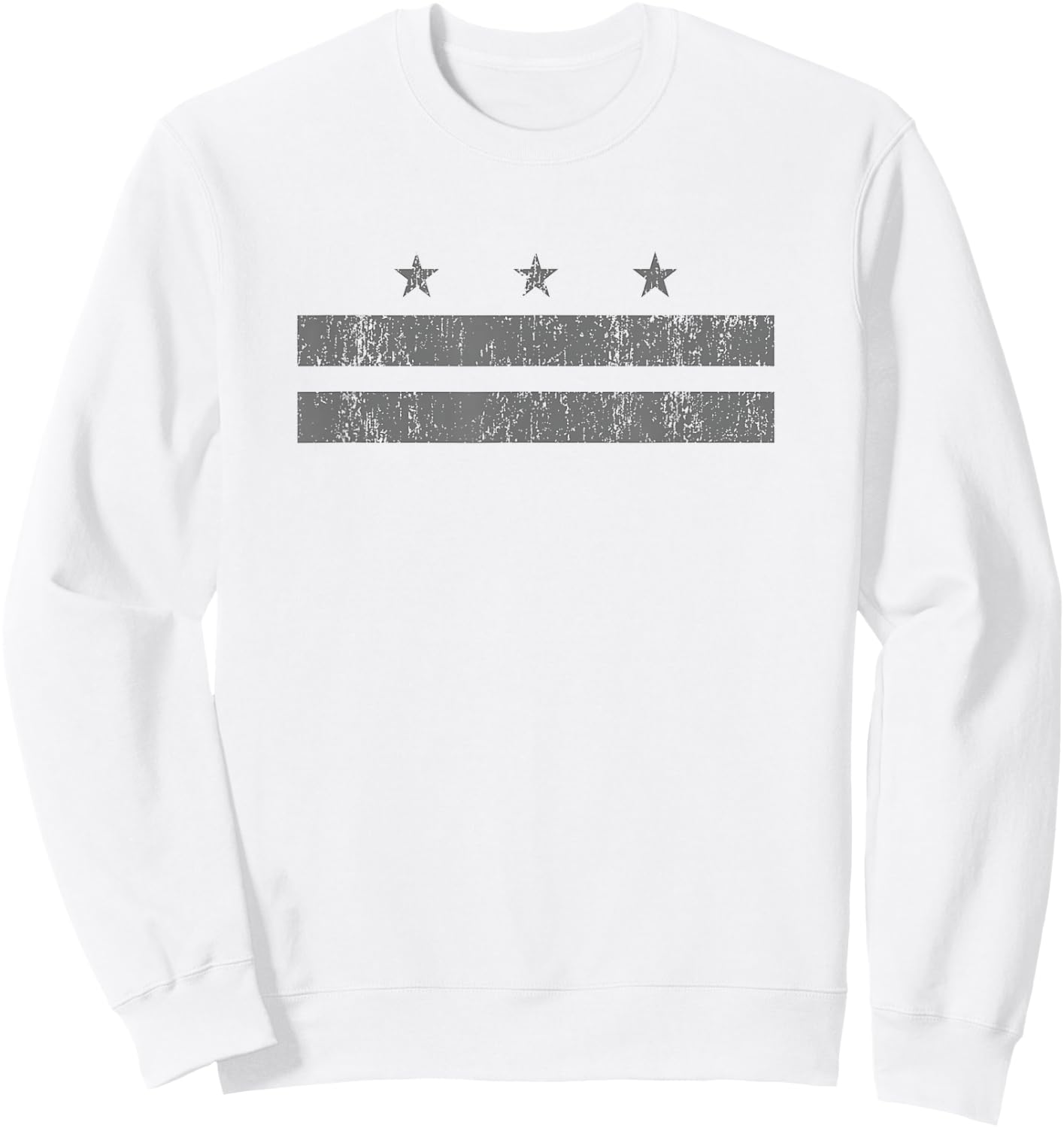 Vintage Washington DC District Retro Columbia Flag Shirt Men Sweatshirt - Sweatshirt | White