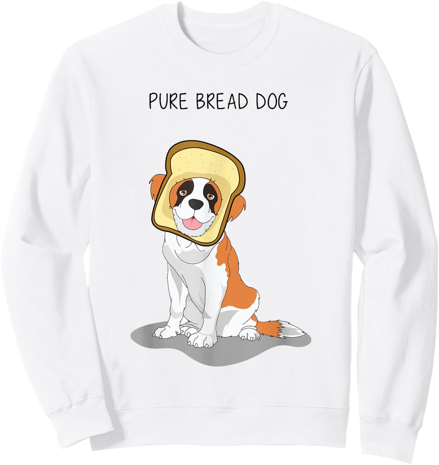 Pure Bread (Bred) Dog Sweatshirt - Sweatshirt | White
