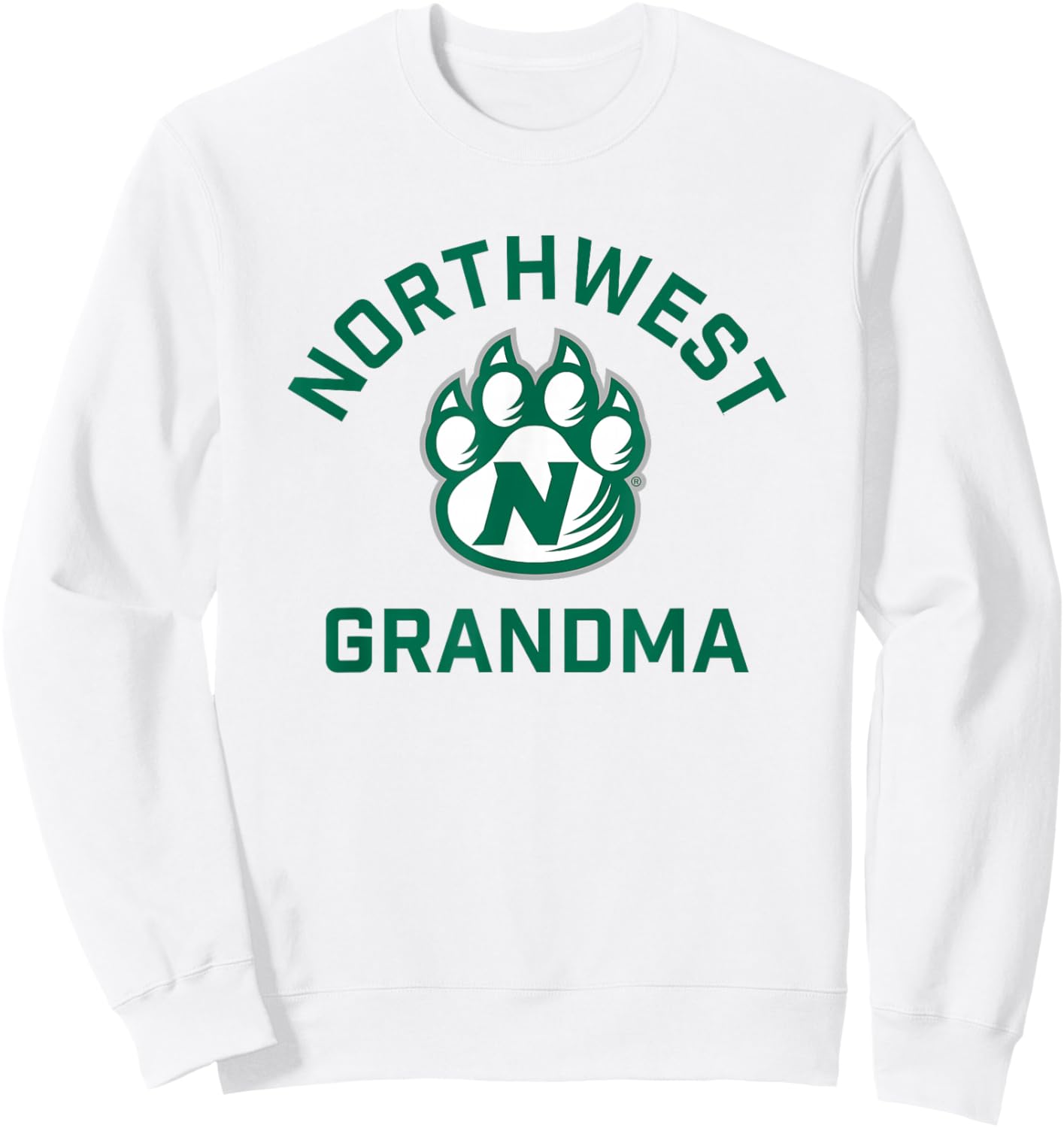 Northwest Missouri State Bearcats Arched Grandma Sweatshirt - Sweatshirt | White