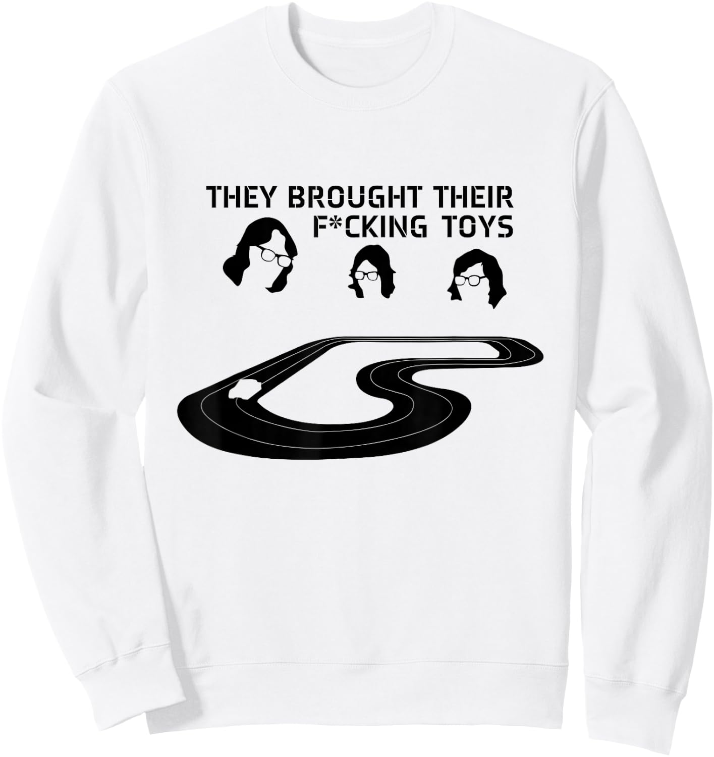 Slap Shot Brothers - They Brought Their Toys Shirt Sweatshirt - Sweatshirt | White