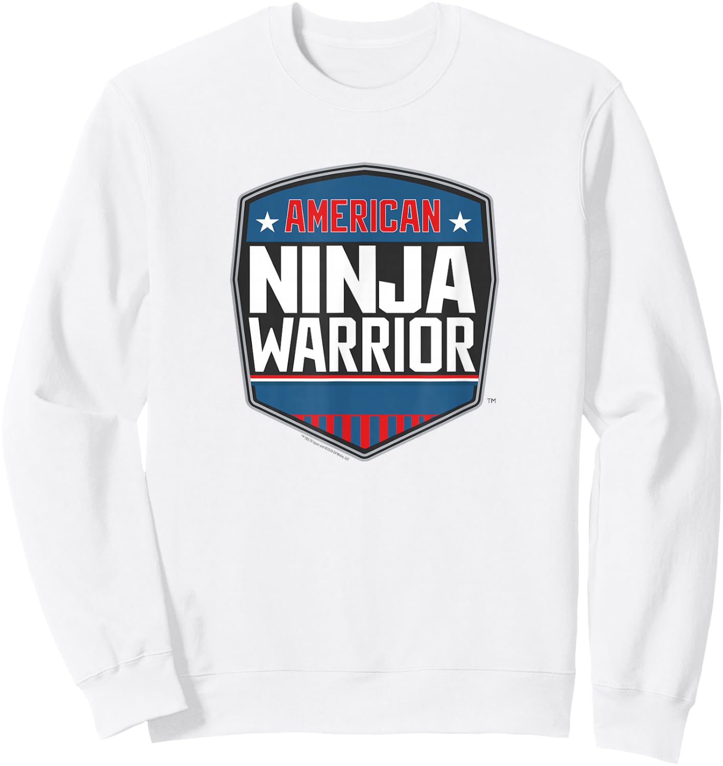 American Ninja Warrior Logo Standard Sweatshirt - Sweatshirt | White
