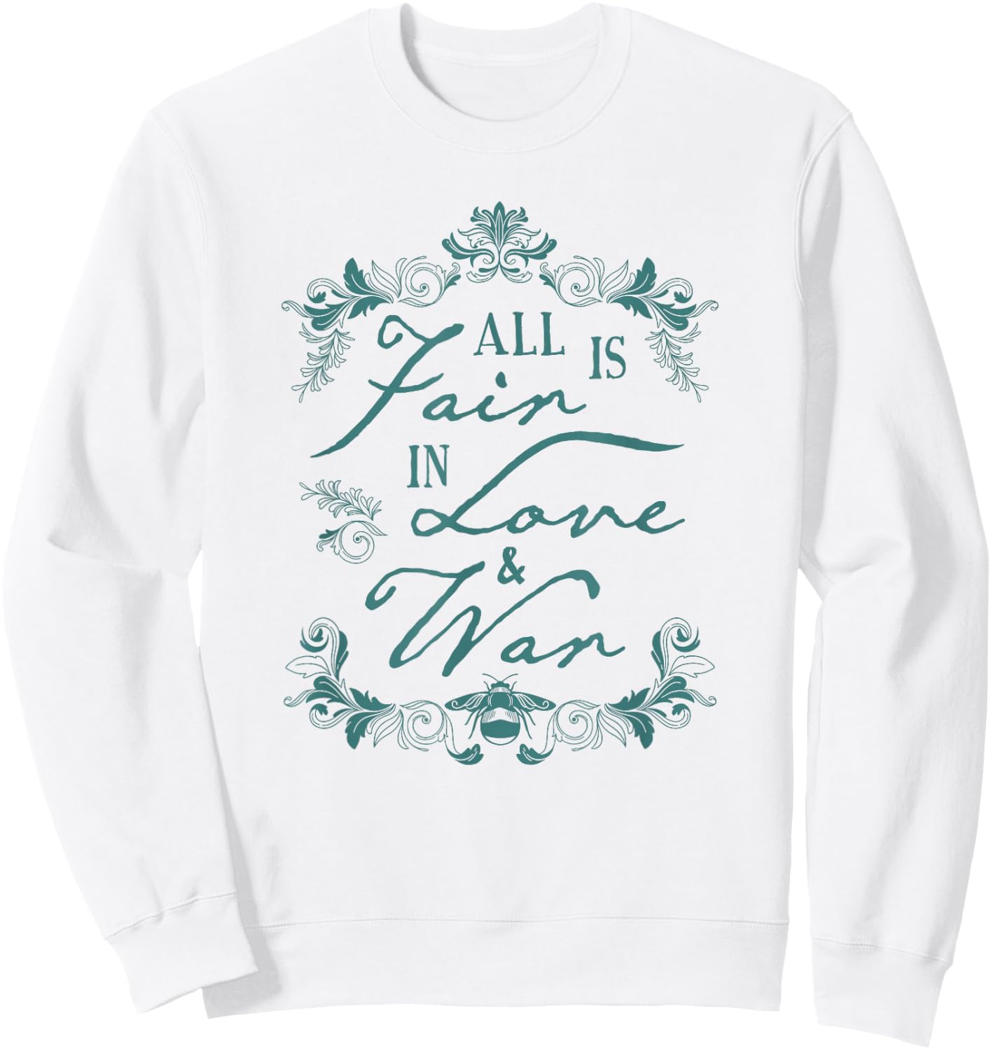 Bridgerton All Is Fair In Love & War Sweatshirt - Sweatshirt | White