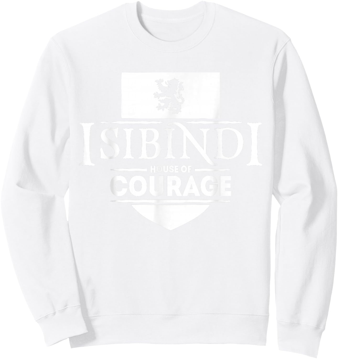 Isibindi Courage, School Spirit Courageous, Green Sweatshirt - Sweatshirt | White