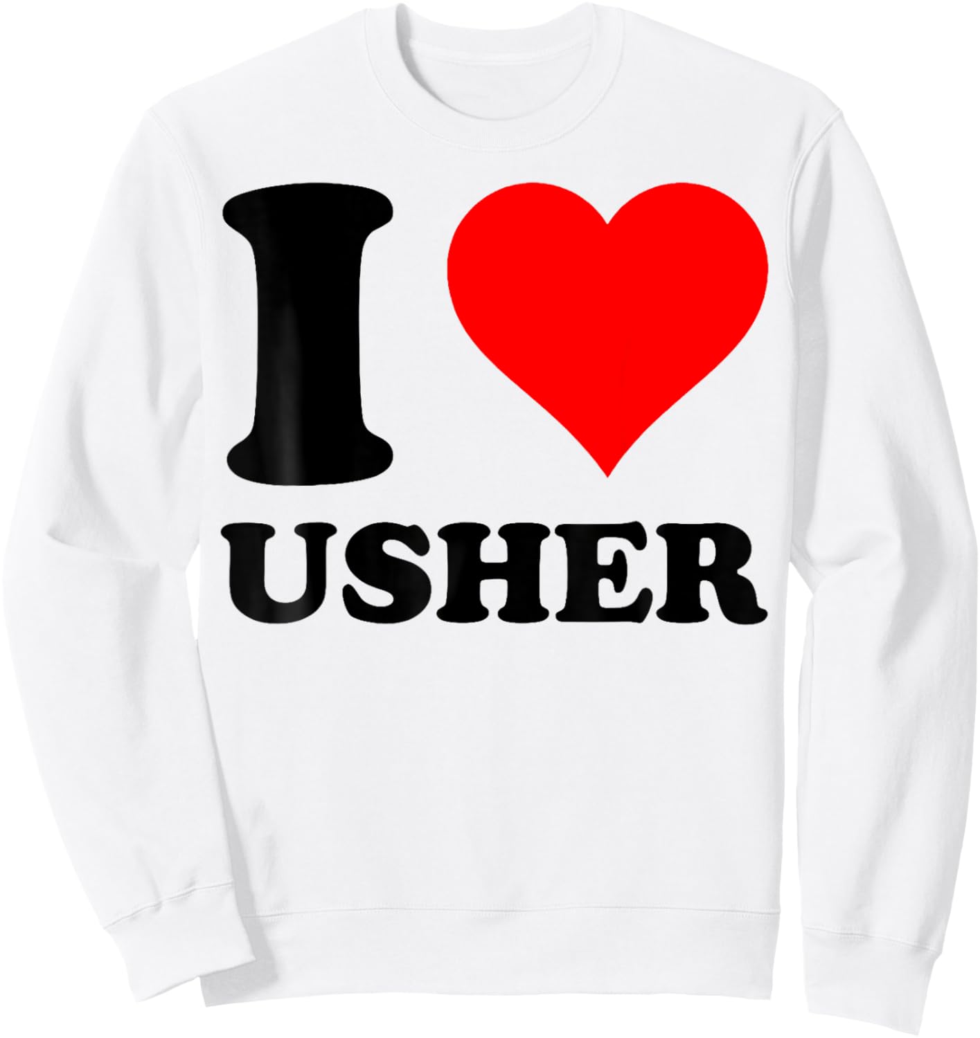 Retro Usher First Name Personalized In My Usher Era Sweatshirt - Sweatshirt | White