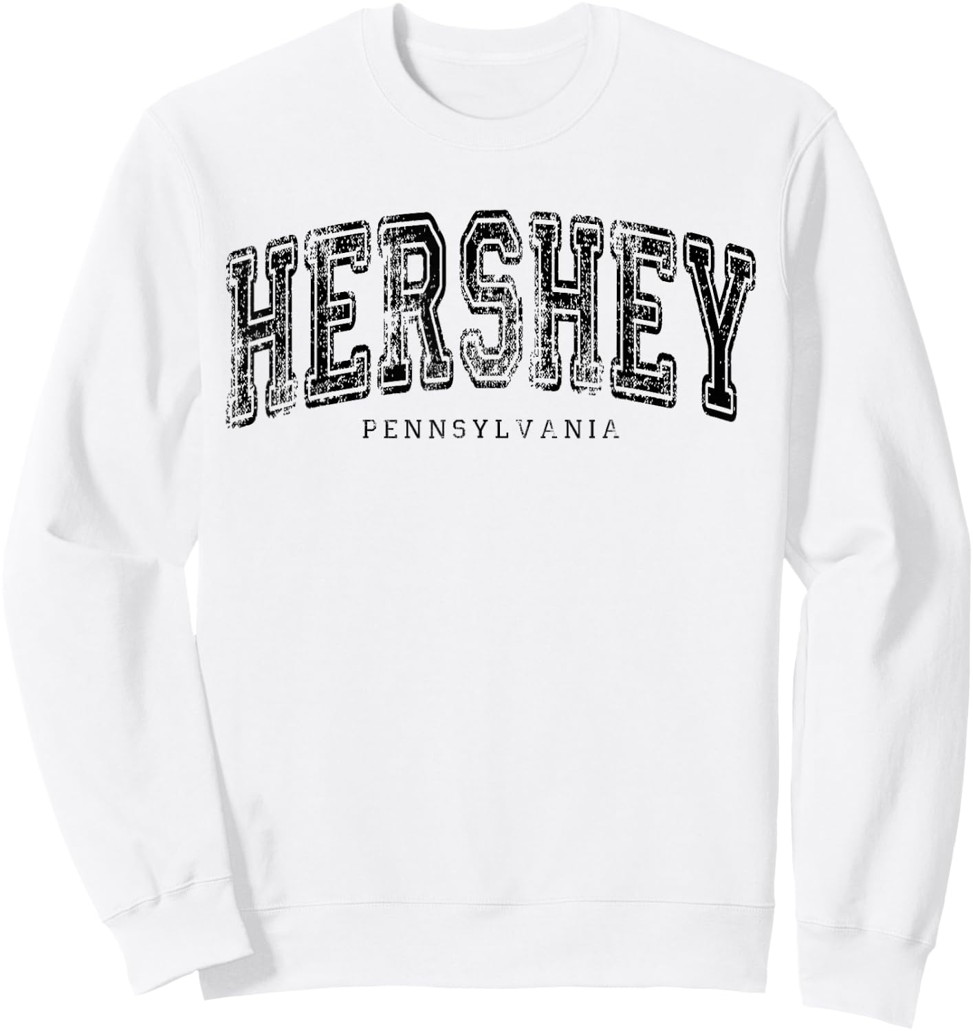 Hershey Pennsylvania Vintage Retro US City State Travel Sweatshirt - Sweatshirt | White