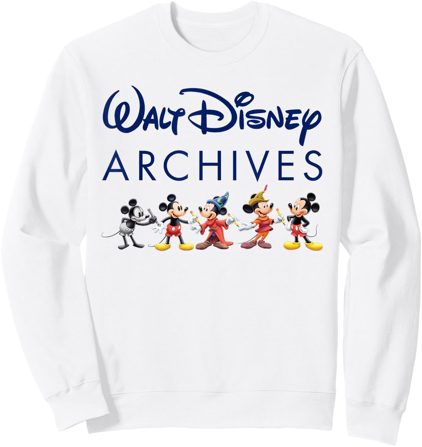 Walt Disney Archives Mickey Mouse Sweatshirt - Sweatshirt | White