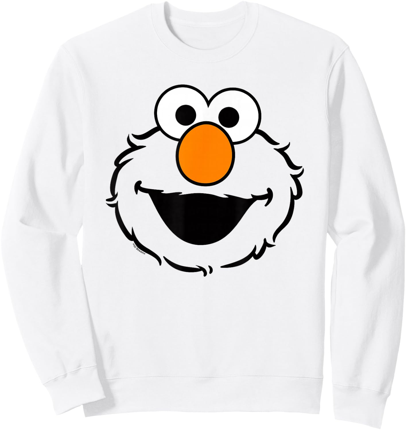 Sesame Street Elmo Full Face Halloween Costume Sweatshirt - Sweatshirt | White
