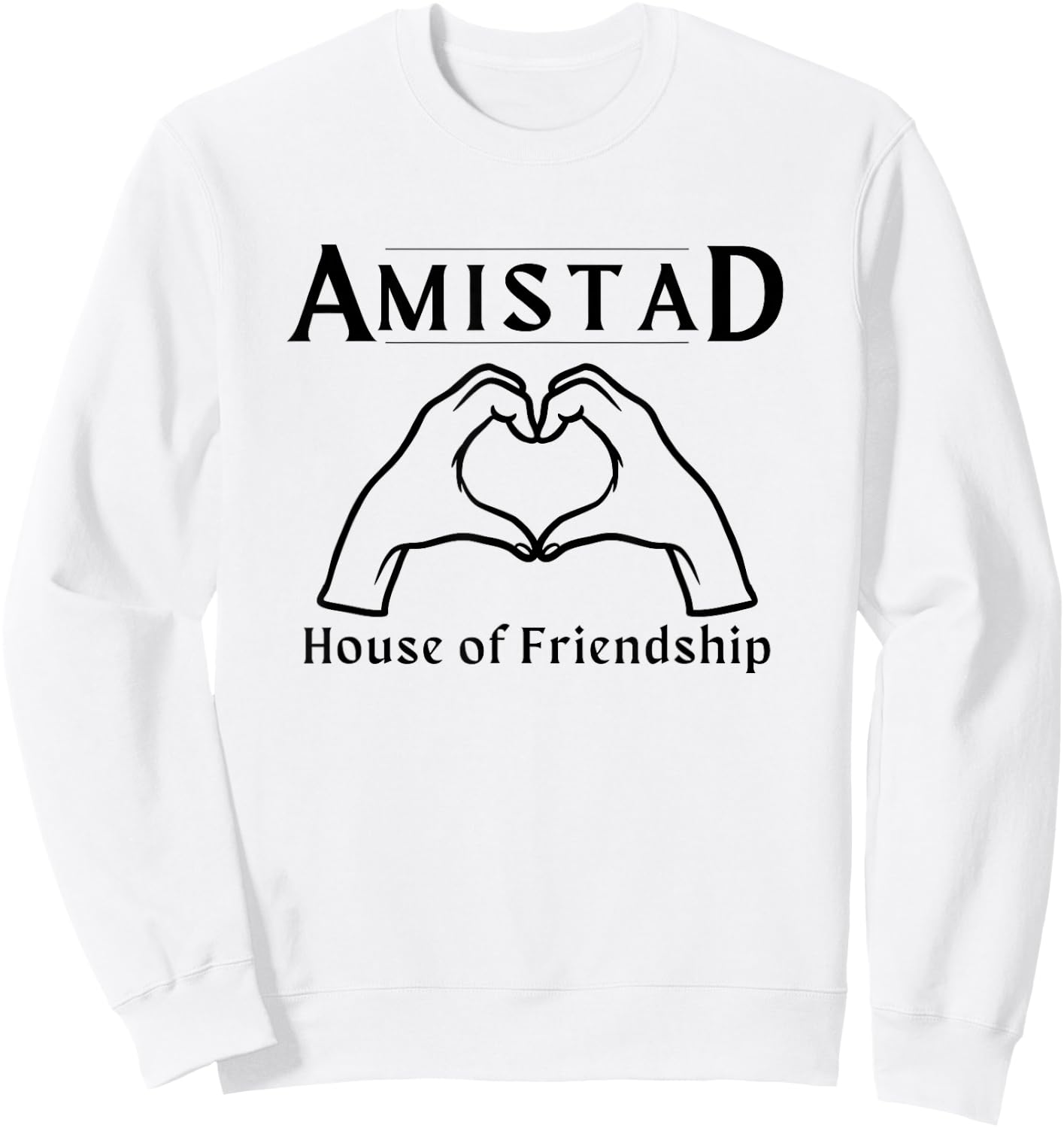 AMISTAD House of Friendship, RCA Friendly School Spirit AMI Sweatshirt - Sweatshirt | White
