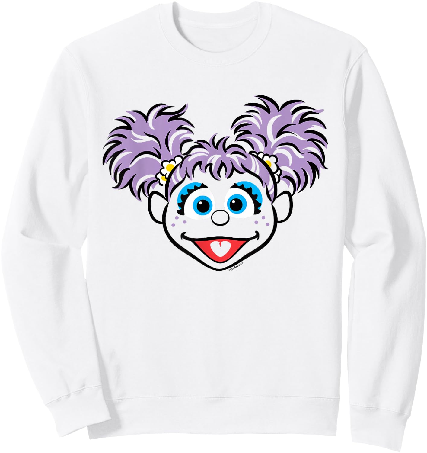 Sesame Street Abby Cadabby Full Face Halloween Costume Sweatshirt - Sweatshirt | White