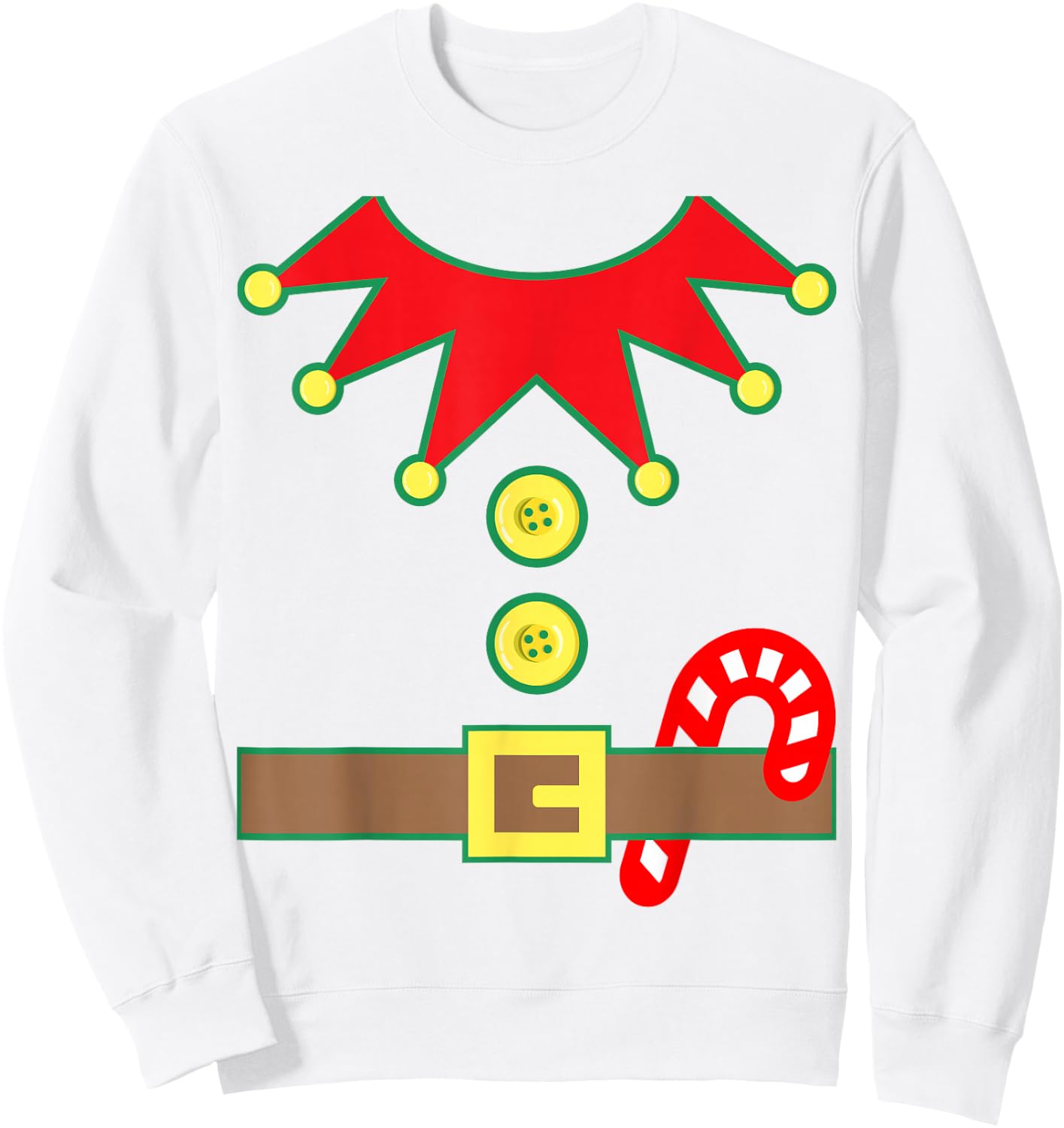 Halloween Elf Costume for Kids Men & Women Sweatshirt - Sweatshirt | White