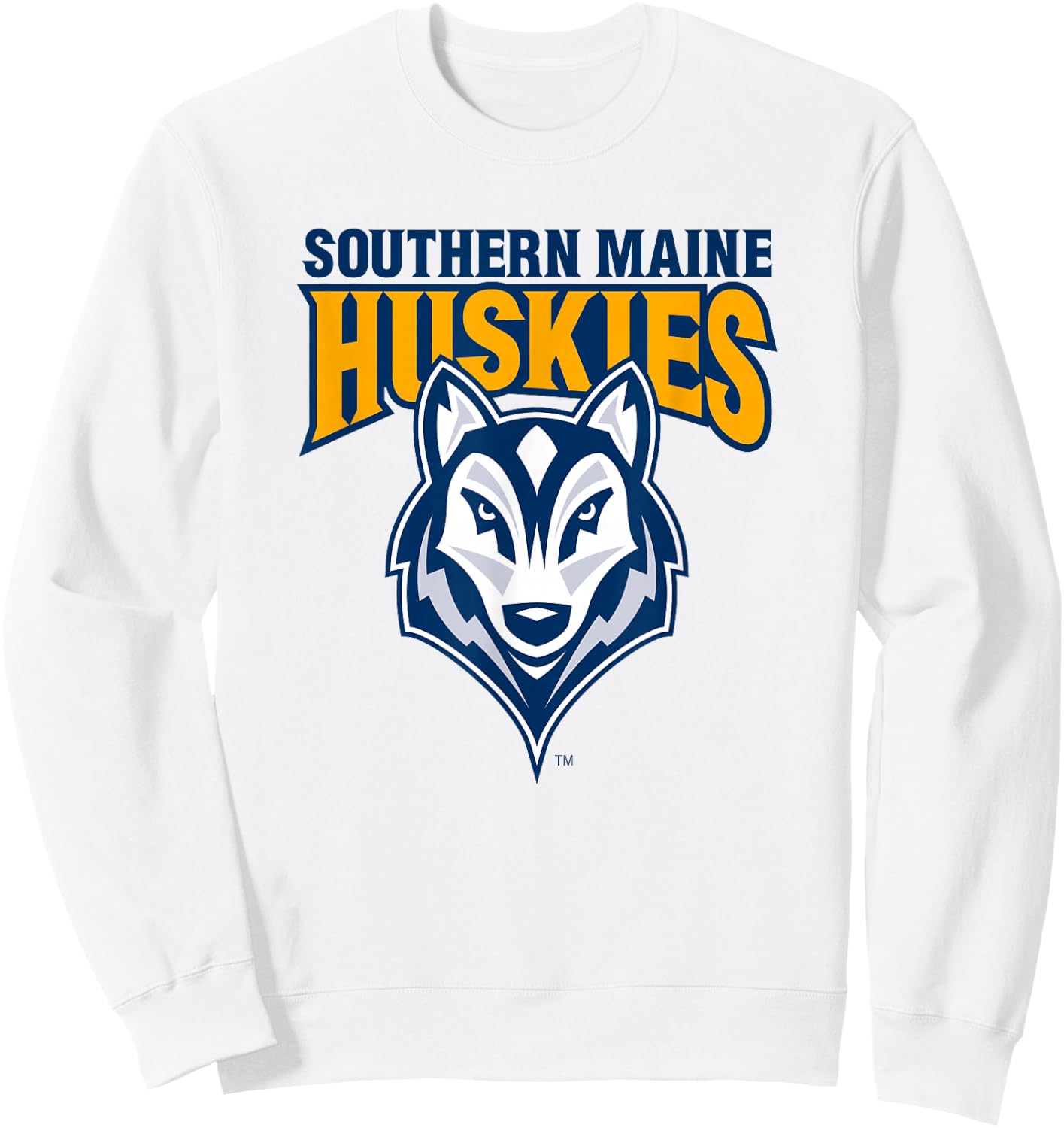 University of Southern Maine USM Huskies Sweatshirt - Sweatshirt | White