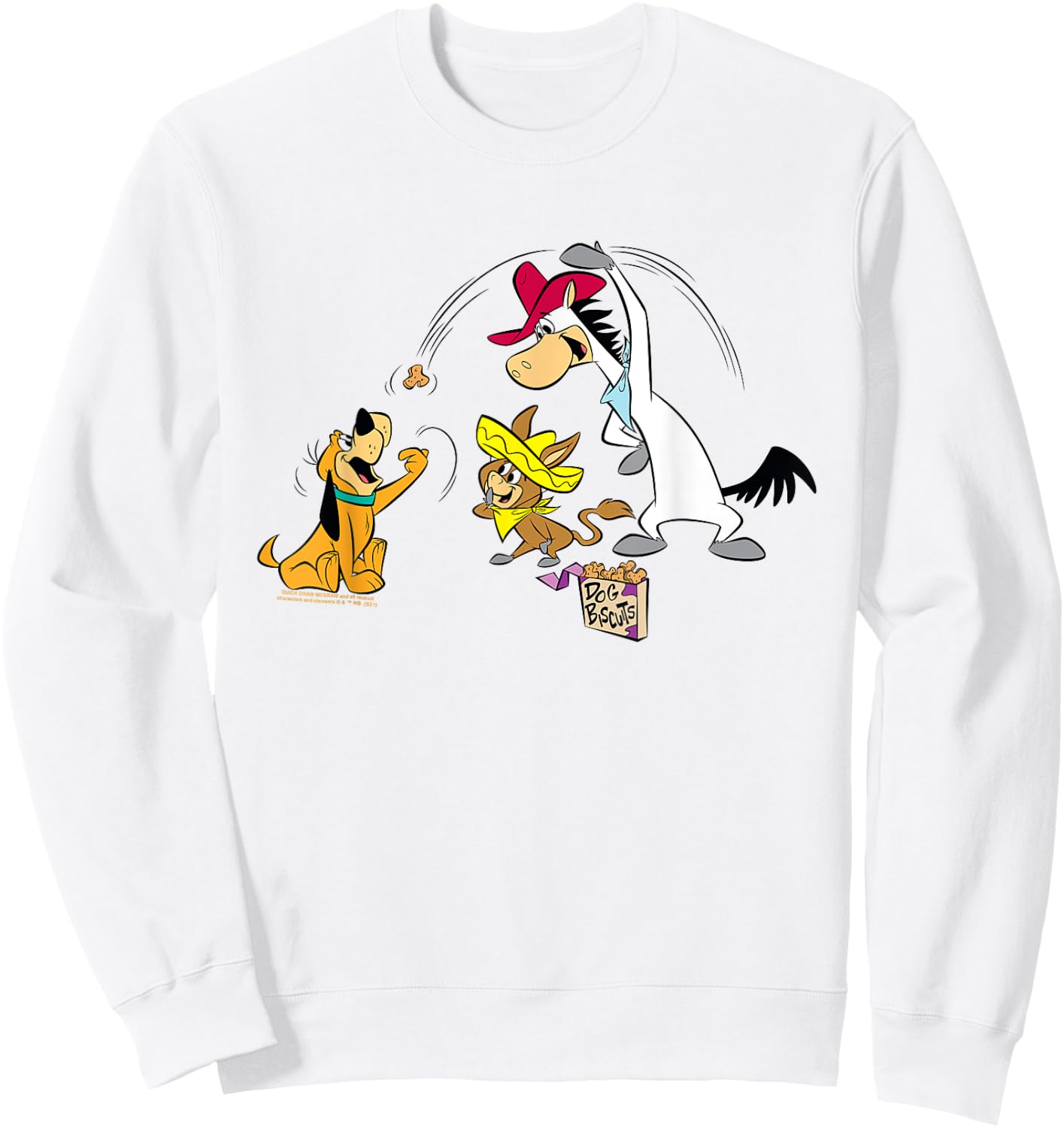 Quick Draw McGraw Biscuits Sweatshirt - Sweatshirt | White
