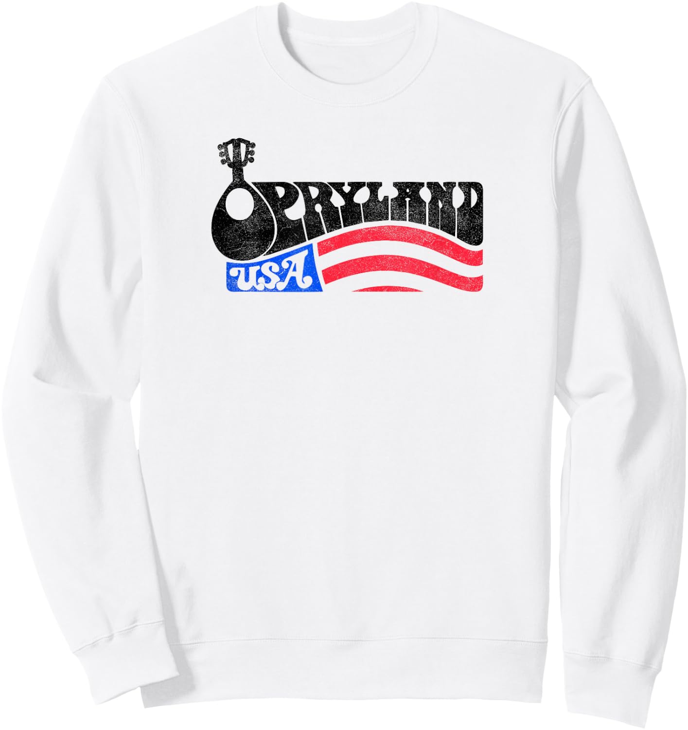 Opryland USA Nashville TN Retro 80s Country Music Theme Park Sweatshirt - Sweatshirt | White