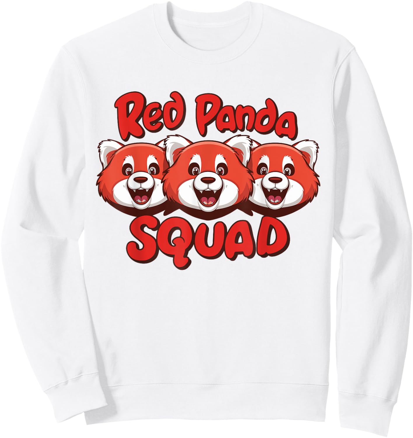 Red Panda Squad Red Panda Lover Shirt Cool Red Panda Sweatshirt - Sweatshirt | White