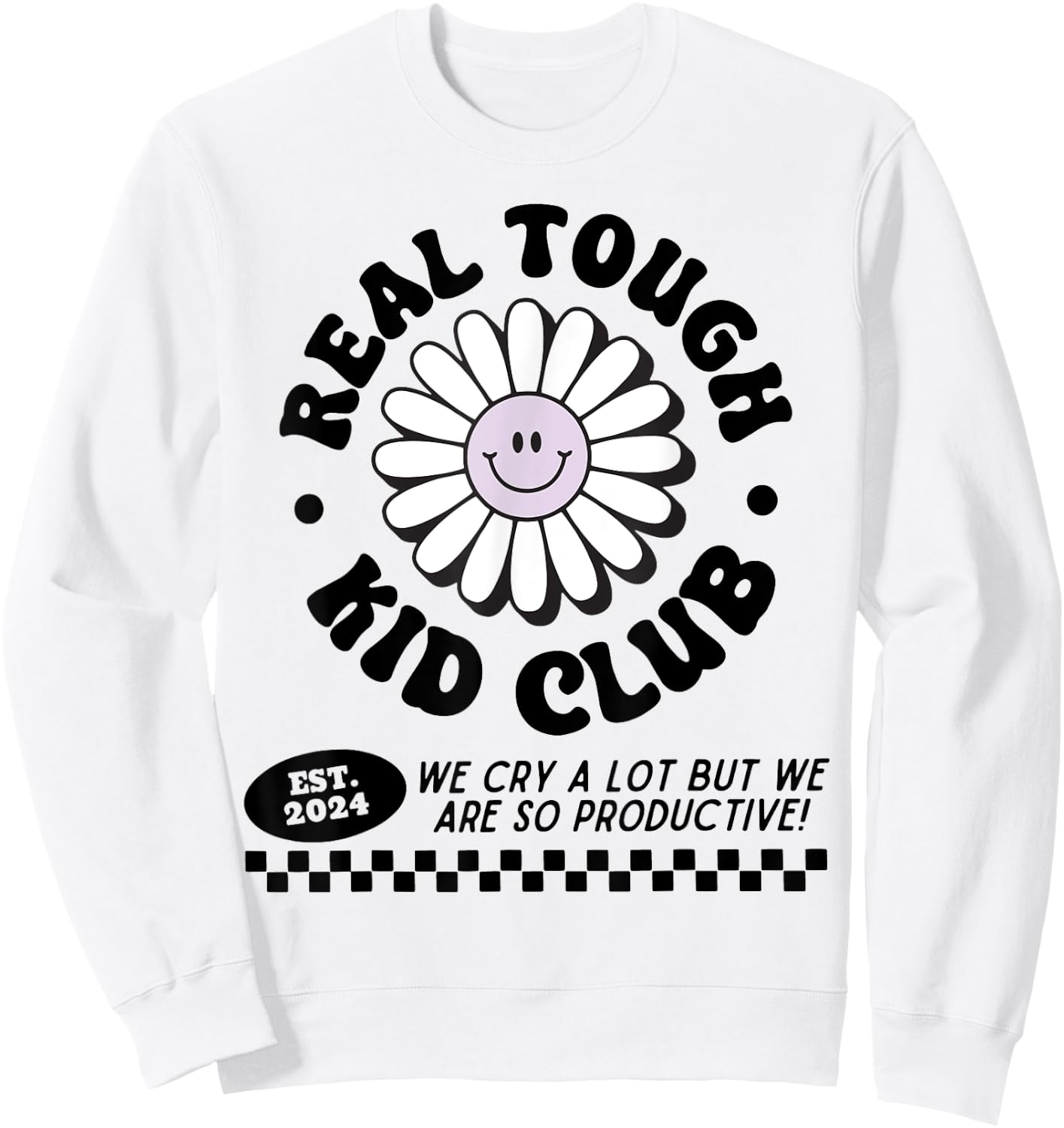Real Tough Kid Club Sweatshirt - Sweatshirt | White
