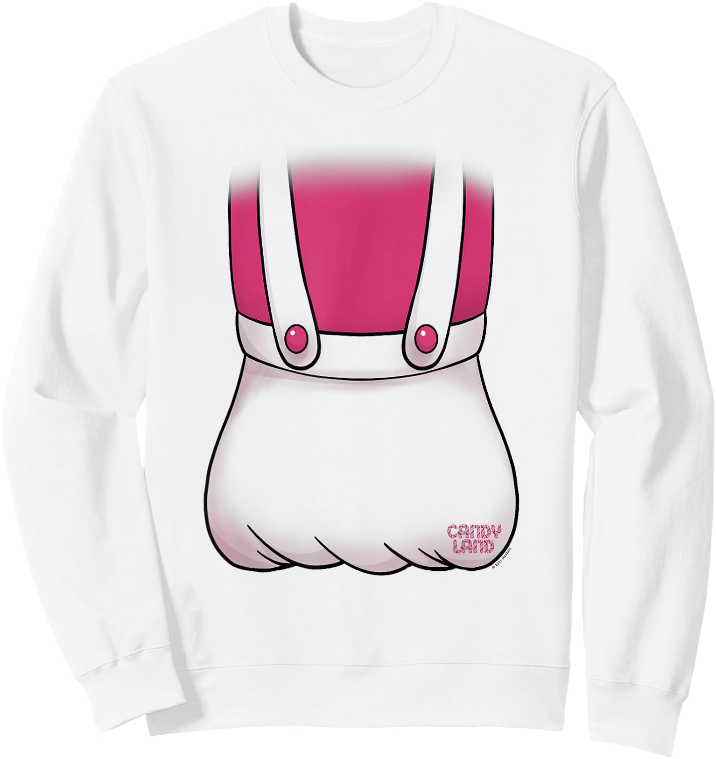 Candy Land Mr. Mint Halloween Costume Sweatshirt - Sweatshirt | White