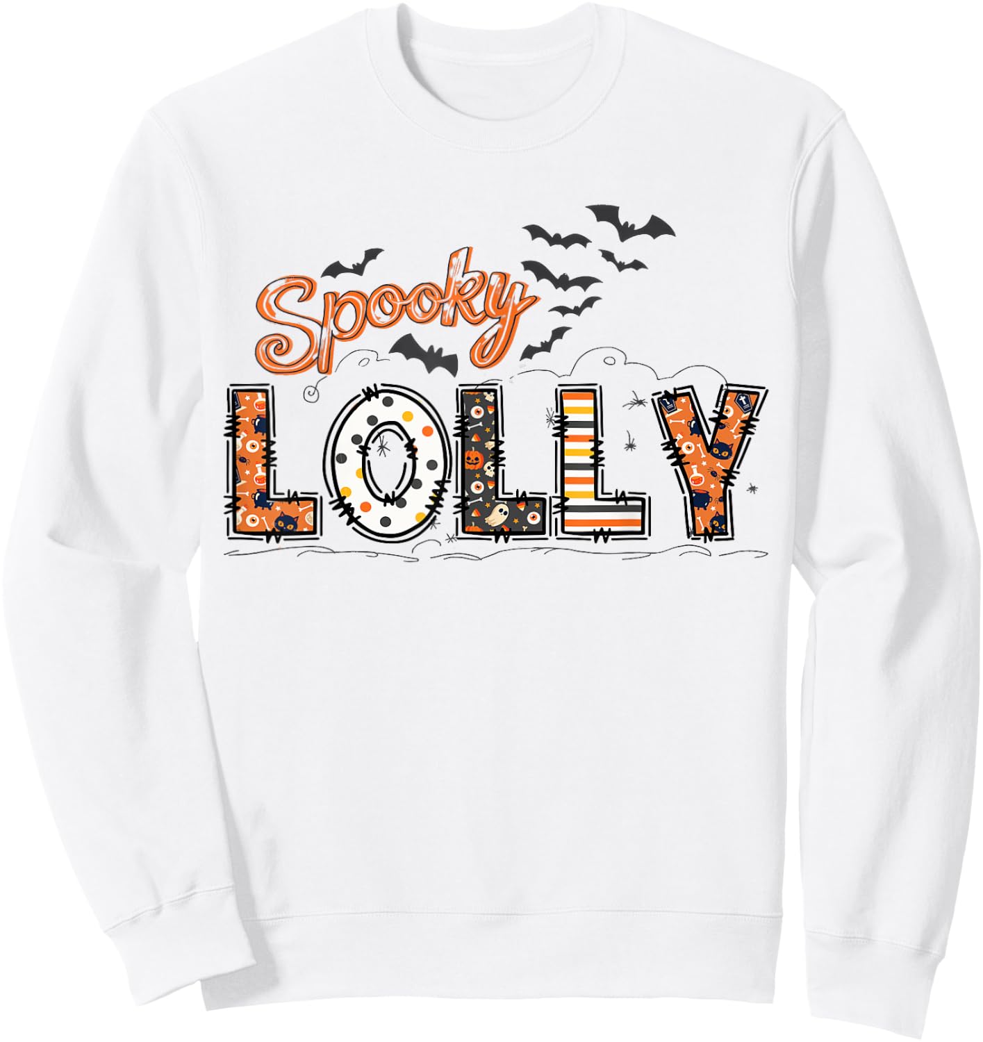 Spooky Lolly Halloween Lolly Life Family Matching Sweatshirt - Sweatshirt | White