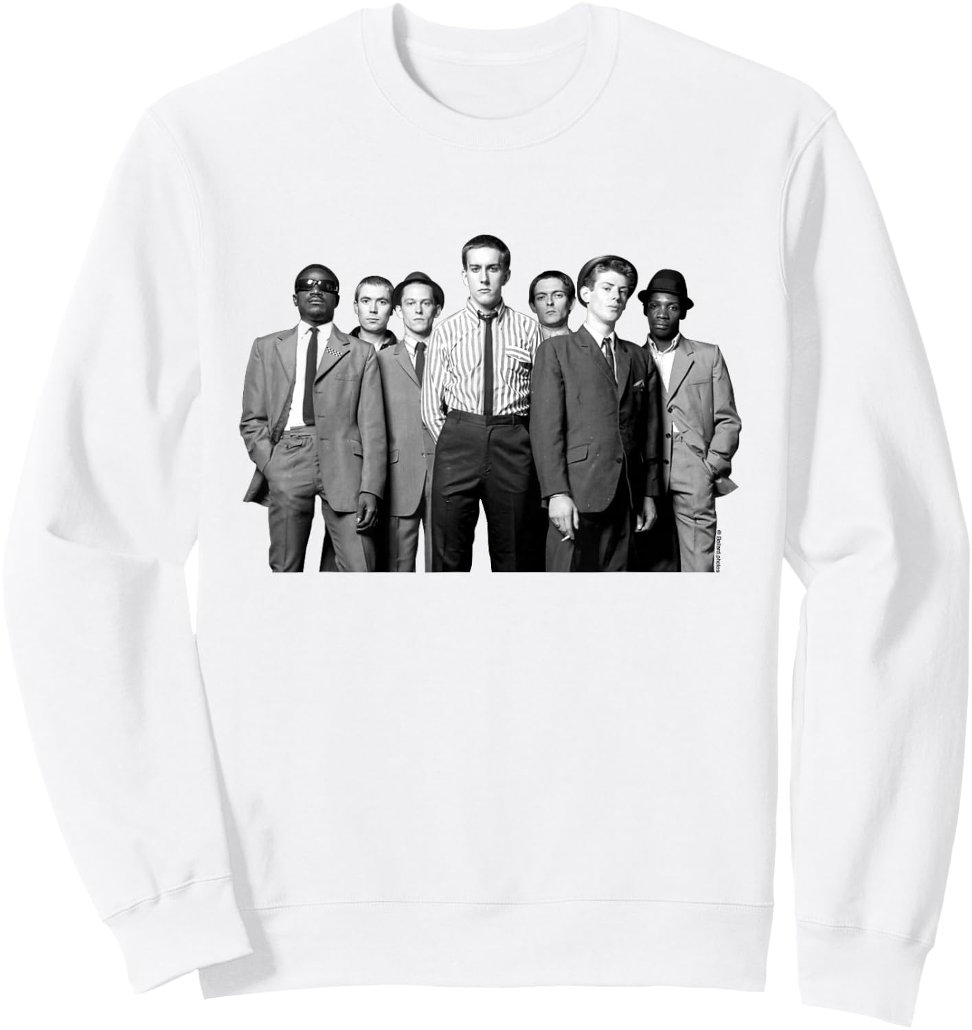 The Specials Band Portrait 1979 By Allan Ballard Sweatshirt - Sweatshirt | White