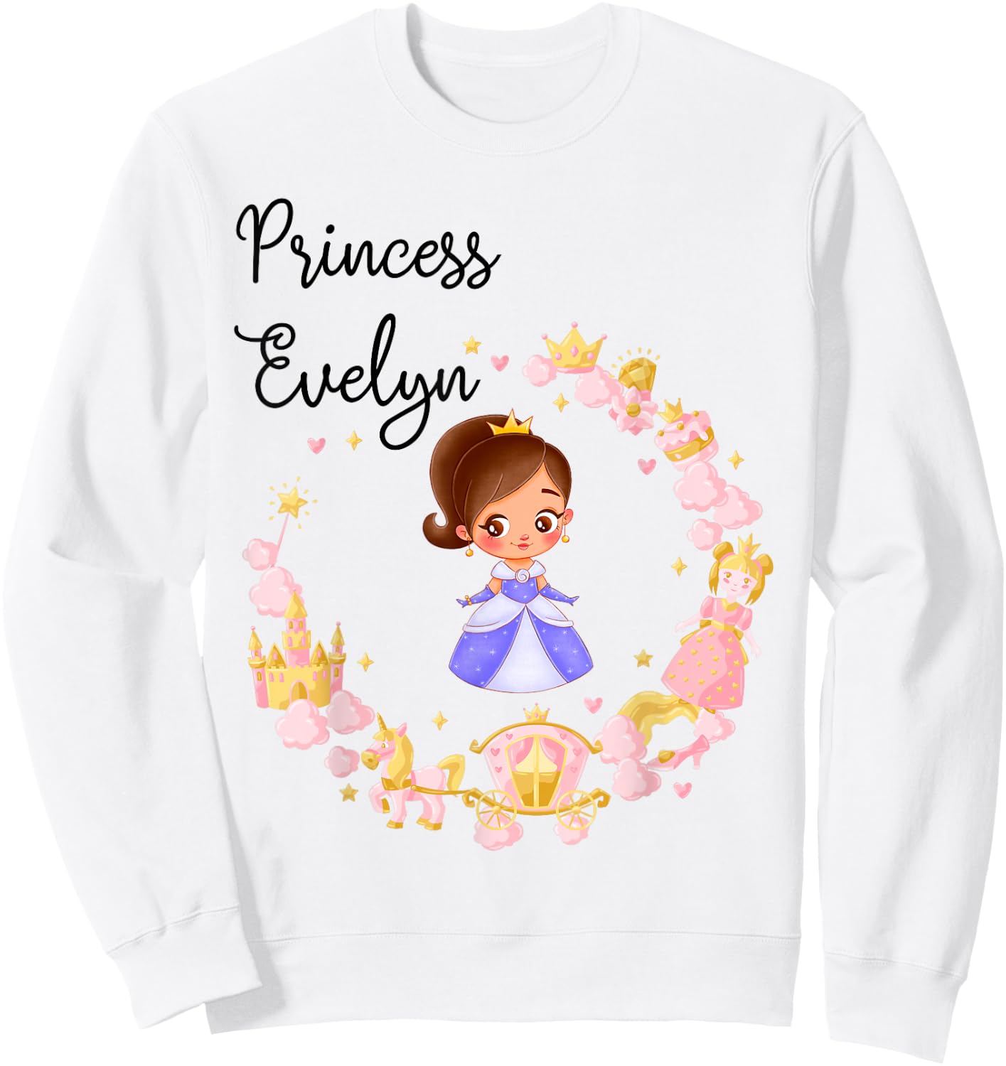 Princess Evelyn Sweatshirt - Sweatshirt | White