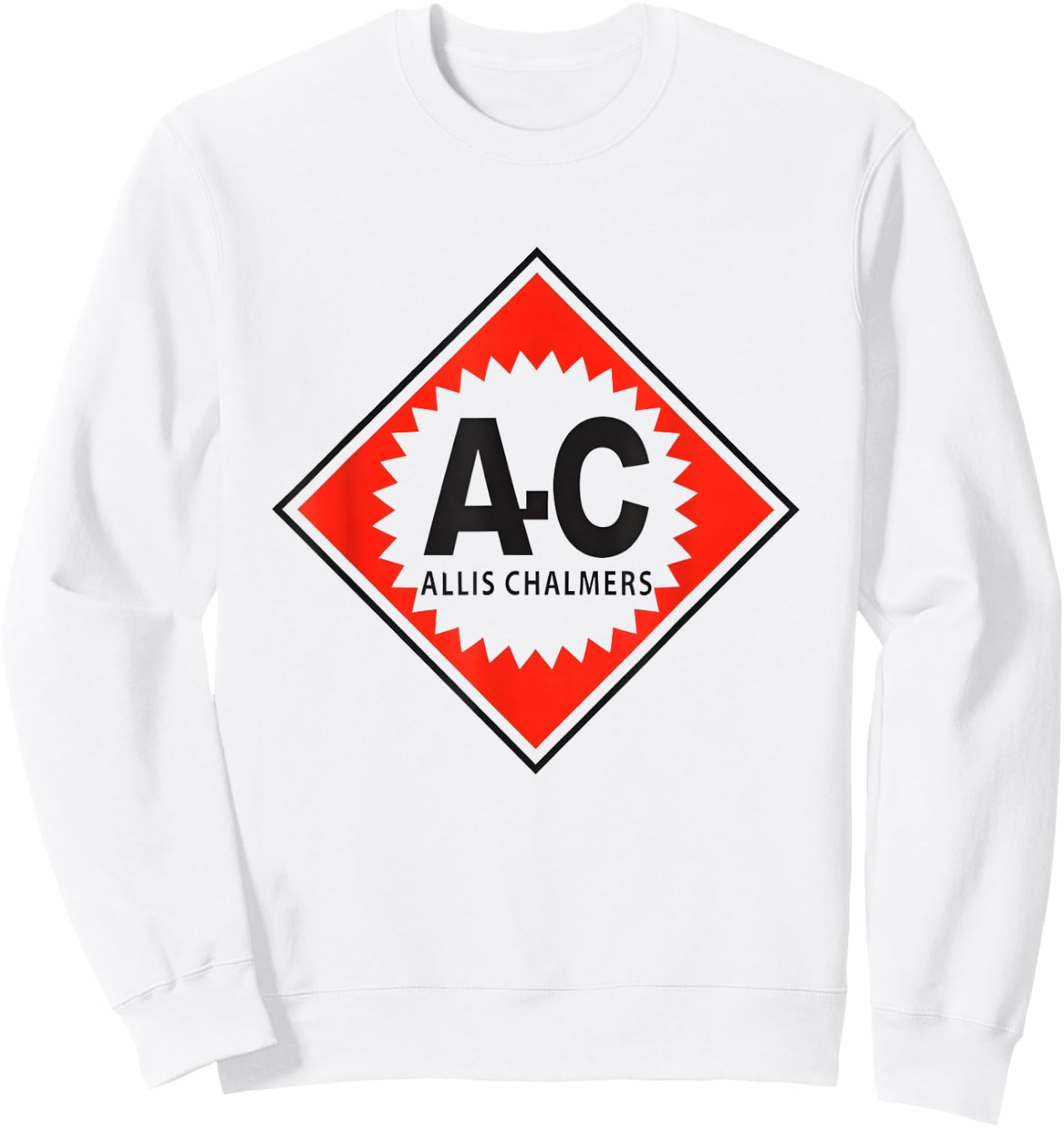 Allis And Chalmers Retro Farm Tractor Sweatshirt - Sweatshirt | White