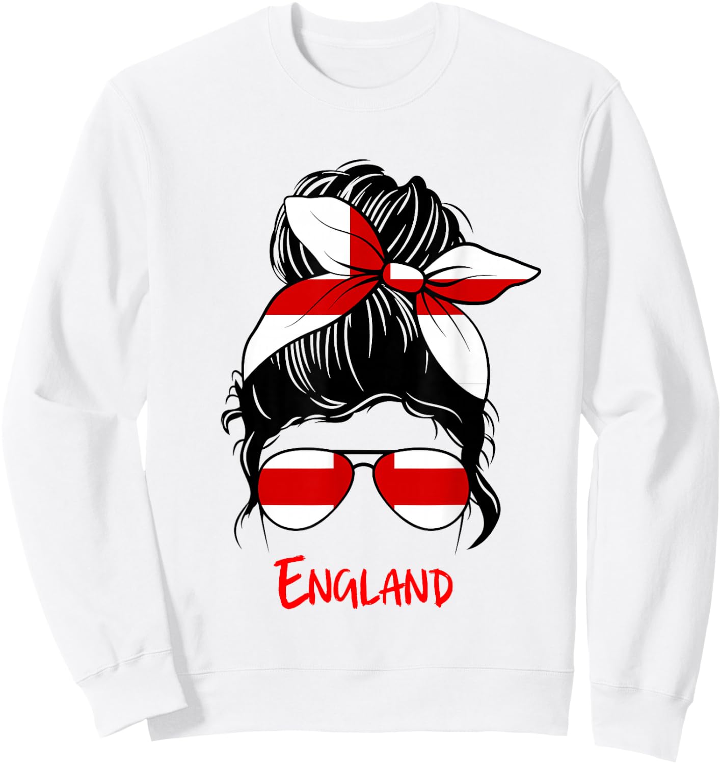 England graphic design for girls kid English toodler Sweatshirt - Sweatshirt | White