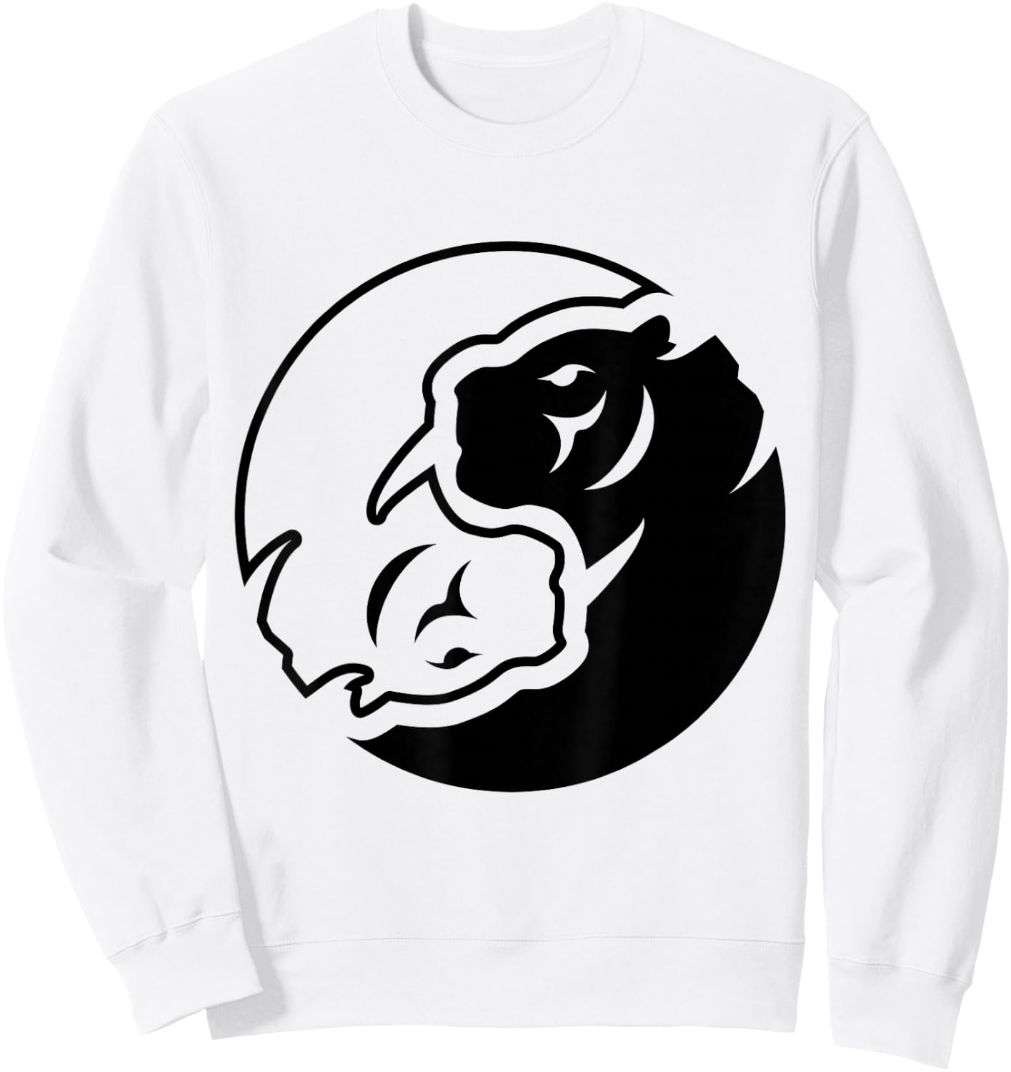 Yin Yang Tiger Shirt Chinese New Year 2022 Year of the Tiger Sweatshirt - Sweatshirt | White