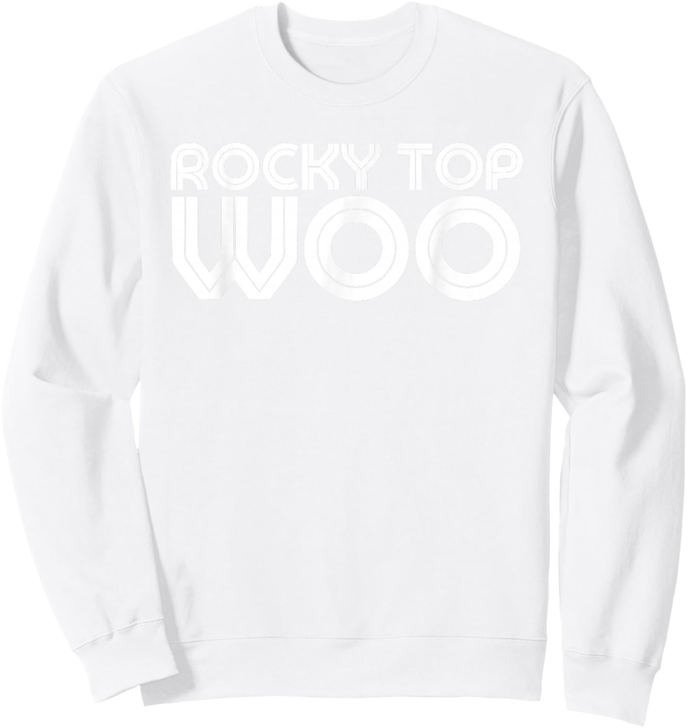 Tennessee Fan Rocky Top Tennessee Woo Sweatshirt - Sweatshirt | White