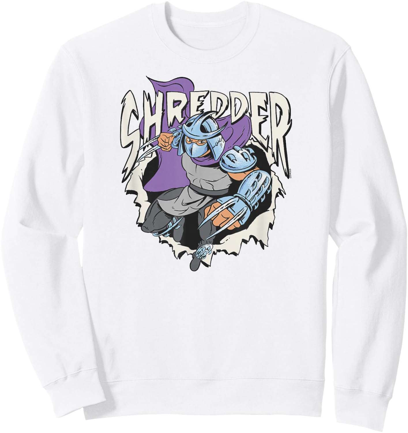 Teenage Mutant Ninja Turtles - Shredder Foot Clan Sweatshirt - Sweatshirt | White